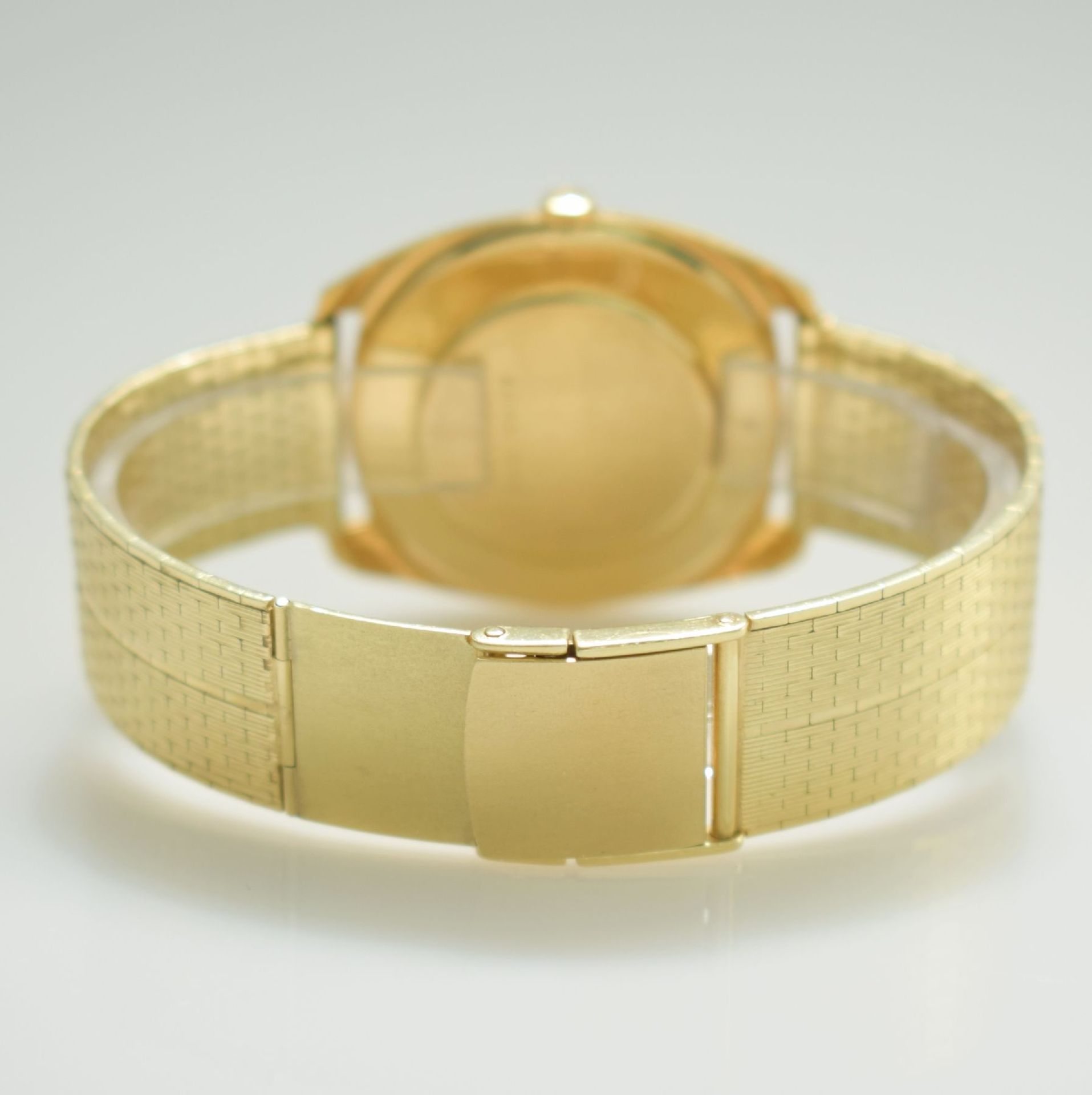 CERTINA Jubile Herrenarmbanduhr in GG 750/000 inkl. neutrales Band in GG 585/000, Schweiz um 1970, - Bild 5 aus 6