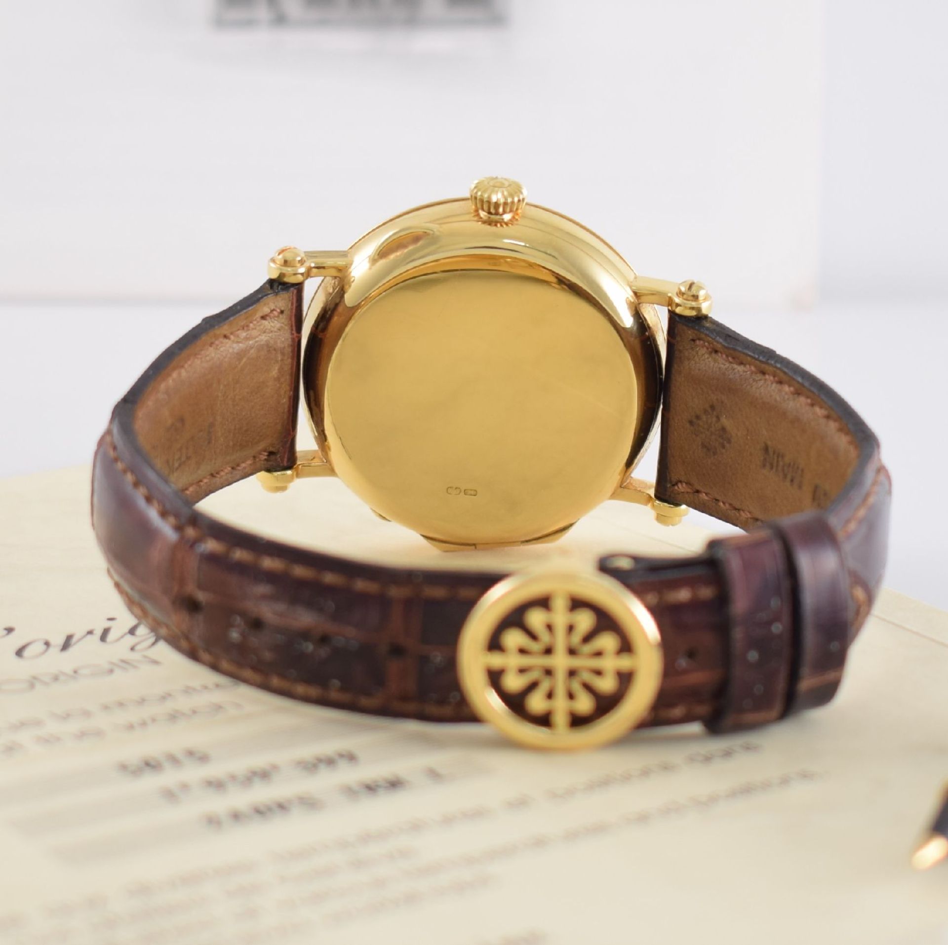 PATEK PHILIPPE hochfeine & seltene Herrenarmbanduhr in GG 750/000 Referenz 5015 sogenannte " - Bild 12 aus 19