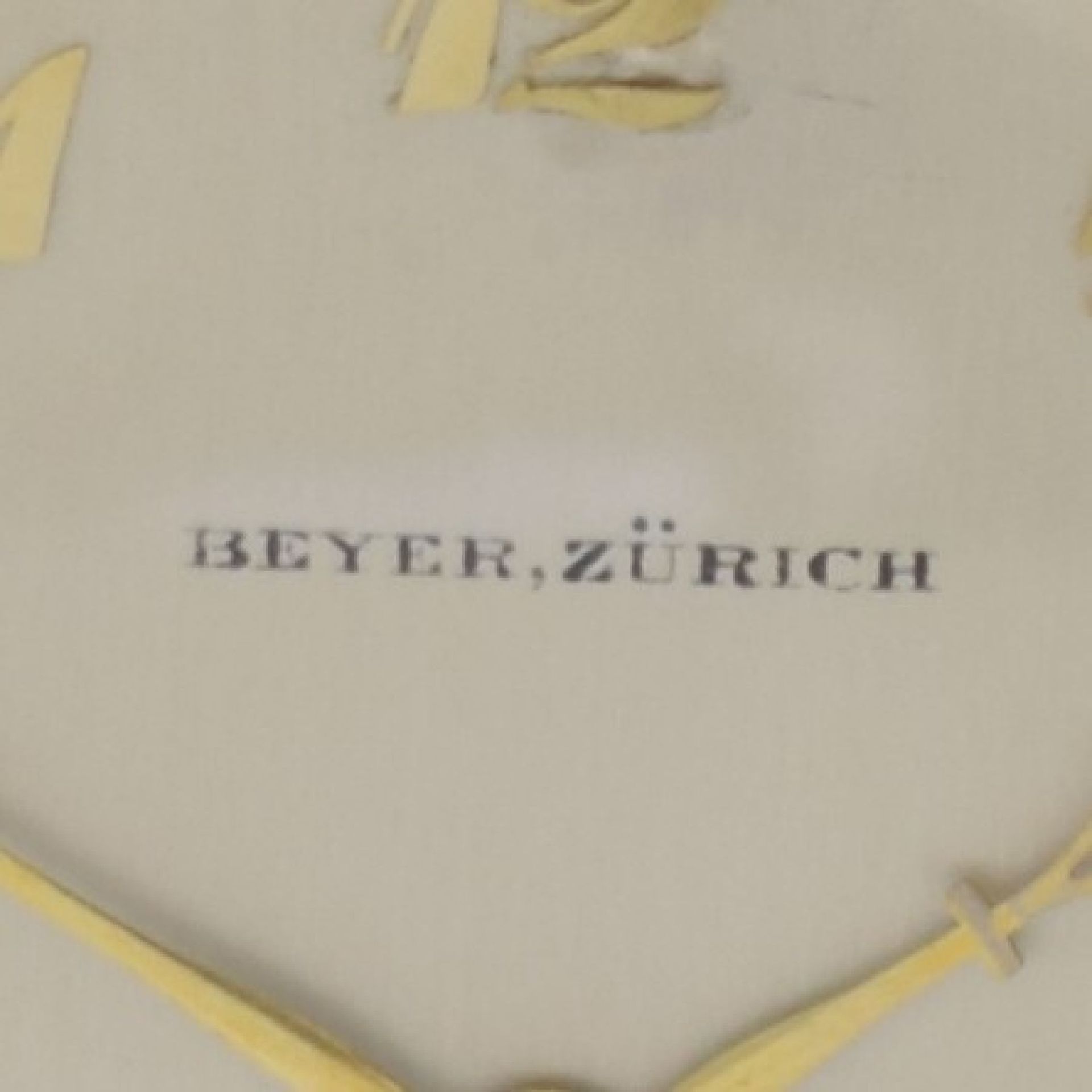 BEYER ZÜRICH offene Herrentaschenuhr in GG 750/000 mit Minutenrepetition, Schweiz um 1930, glattes - Bild 2 aus 6