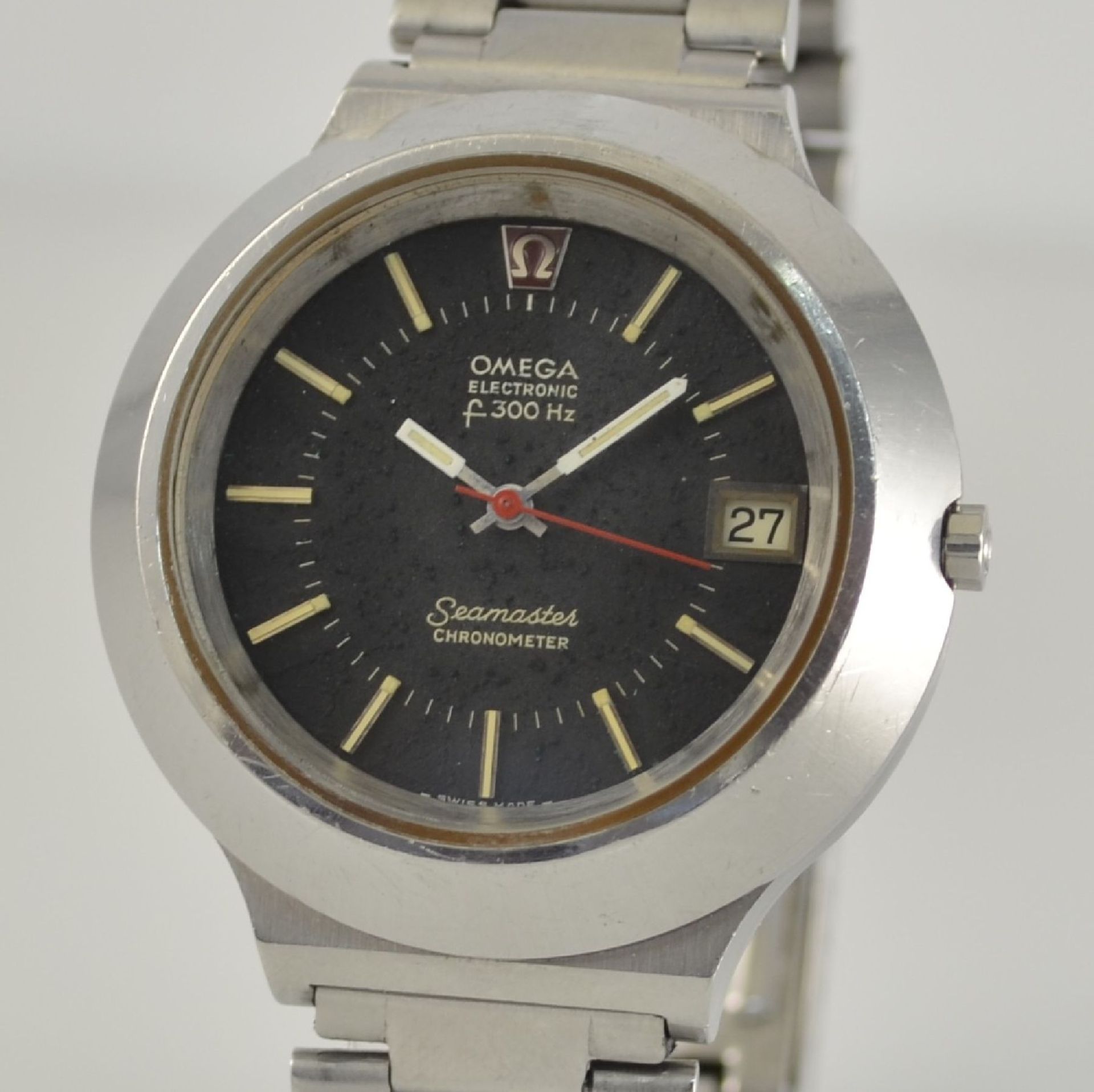 OMEGA Seamaster Chronometer Herrenarmbanduhr mit Stimmgabelschwinger, Schweiz um 1971, Ref. 198. - Bild 4 aus 11