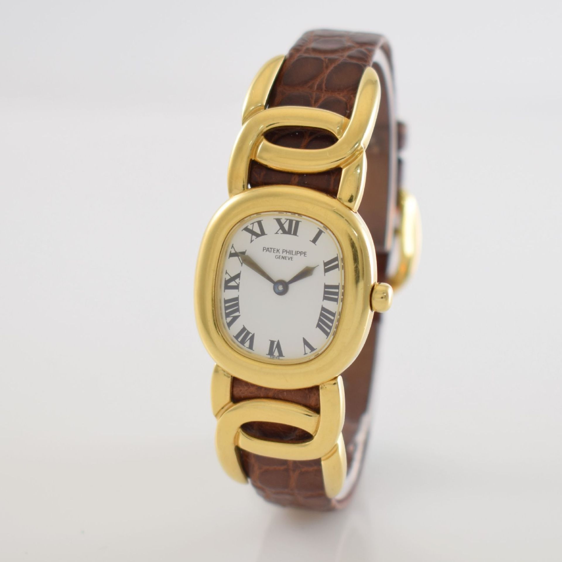 PATEK PHILIPPE Ellipse Lady Damenarmbanduhr in GG 750/000 Ref. 4830, Schweiz um 2005, quarz, - Bild 3 aus 9