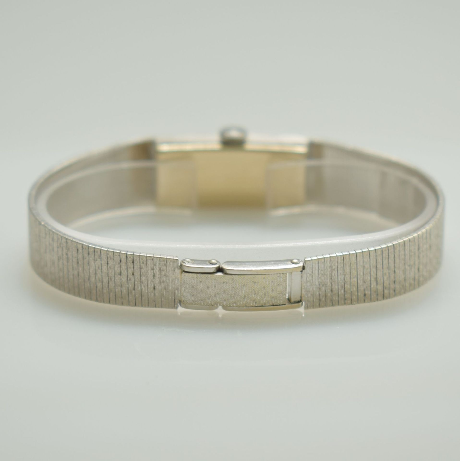 ONSA Damenarmbanduhr in WG 585/000, Schweiz um 1960, Handaufzug, Boden gedr., Band in WG 585/000, - Bild 5 aus 6