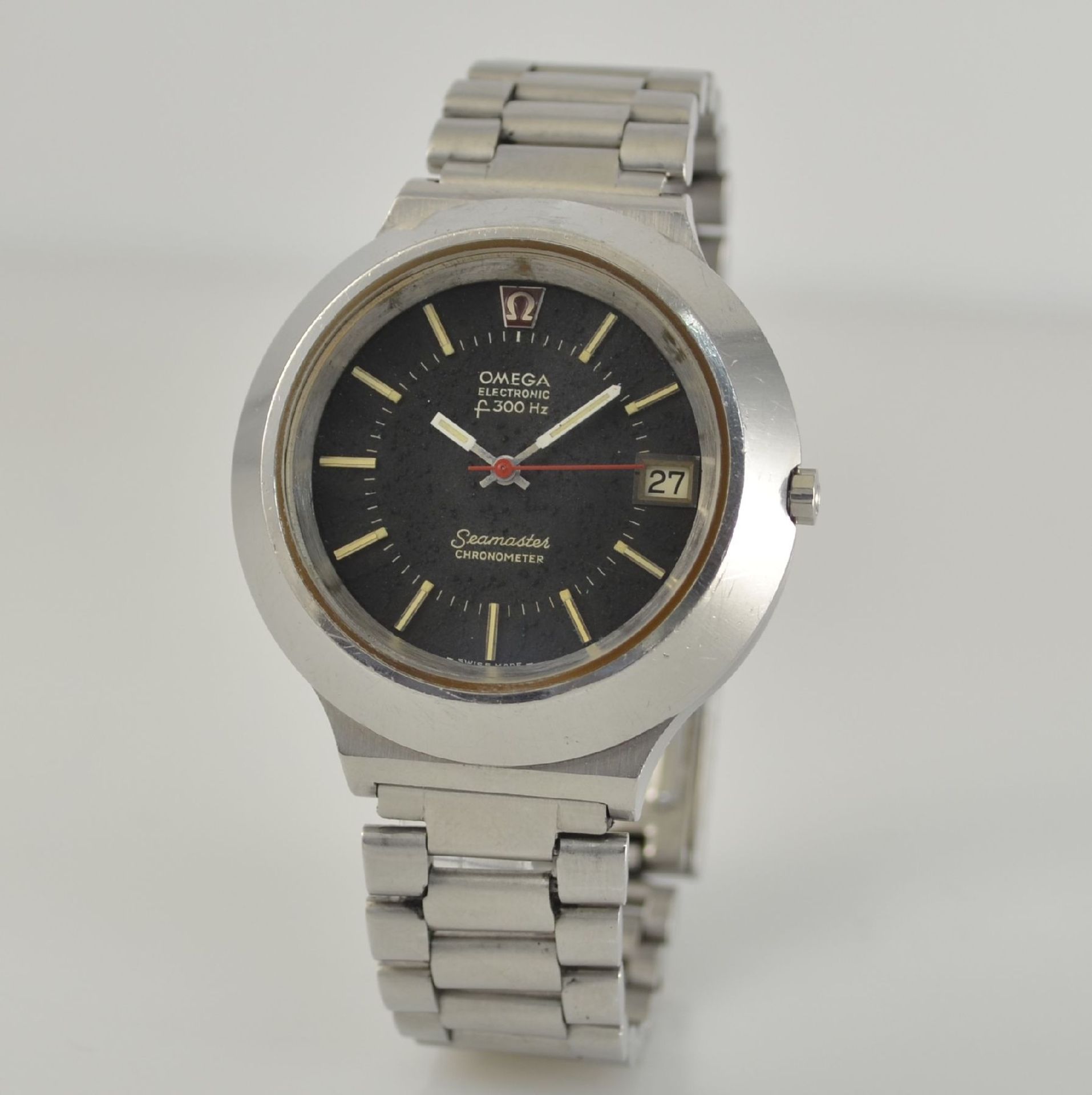 OMEGA Seamaster Chronometer Herrenarmbanduhr mit Stimmgabelschwinger, Schweiz um 1971, Ref. 198. - Bild 3 aus 11