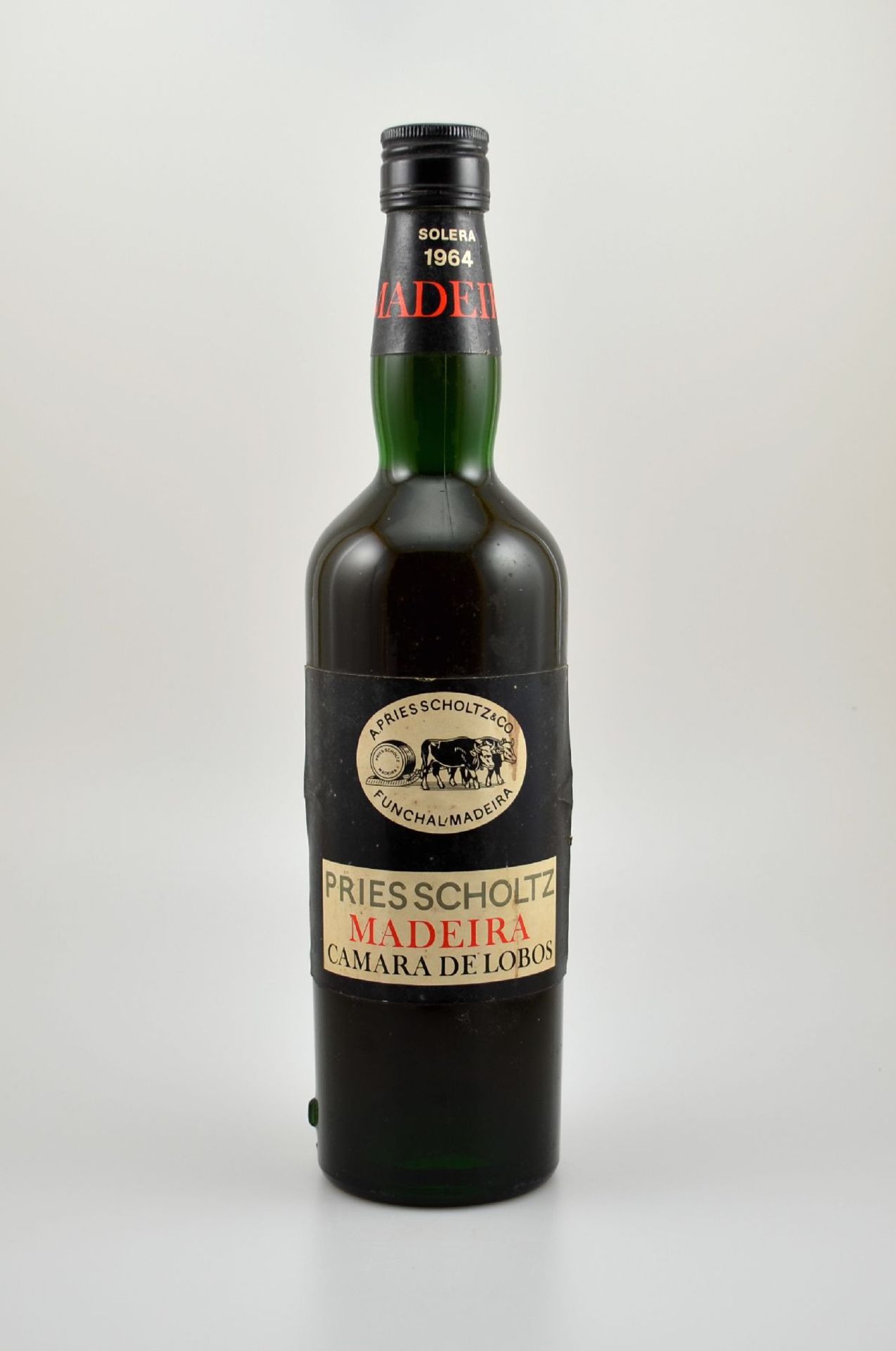 1 Flasche 1964 Madeira Solera, A. Pries Scholtz Madeira Camara de Lobos, importiert durch Bols-
