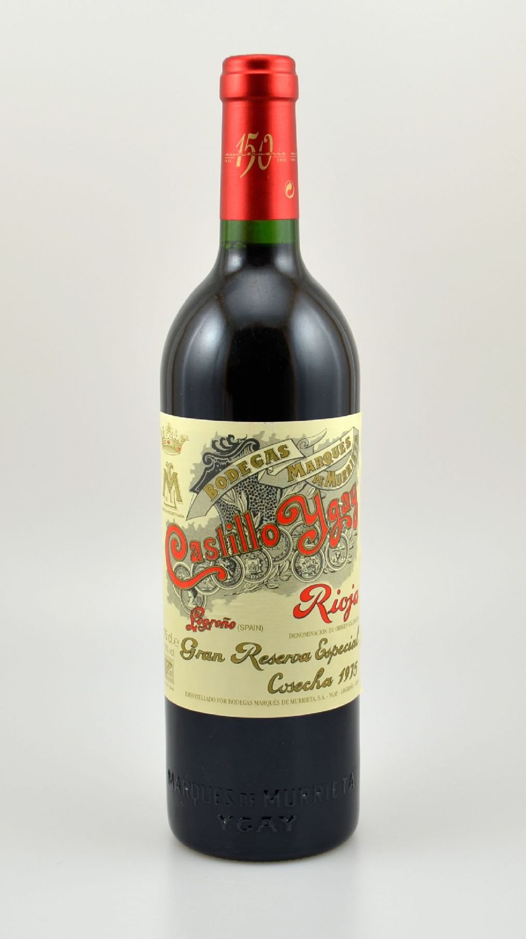 1 Flasche 1975 Bodegas Marques de Murrieta Castillo Ygay, Rioja, Gran Reserva, especial, ca. 75