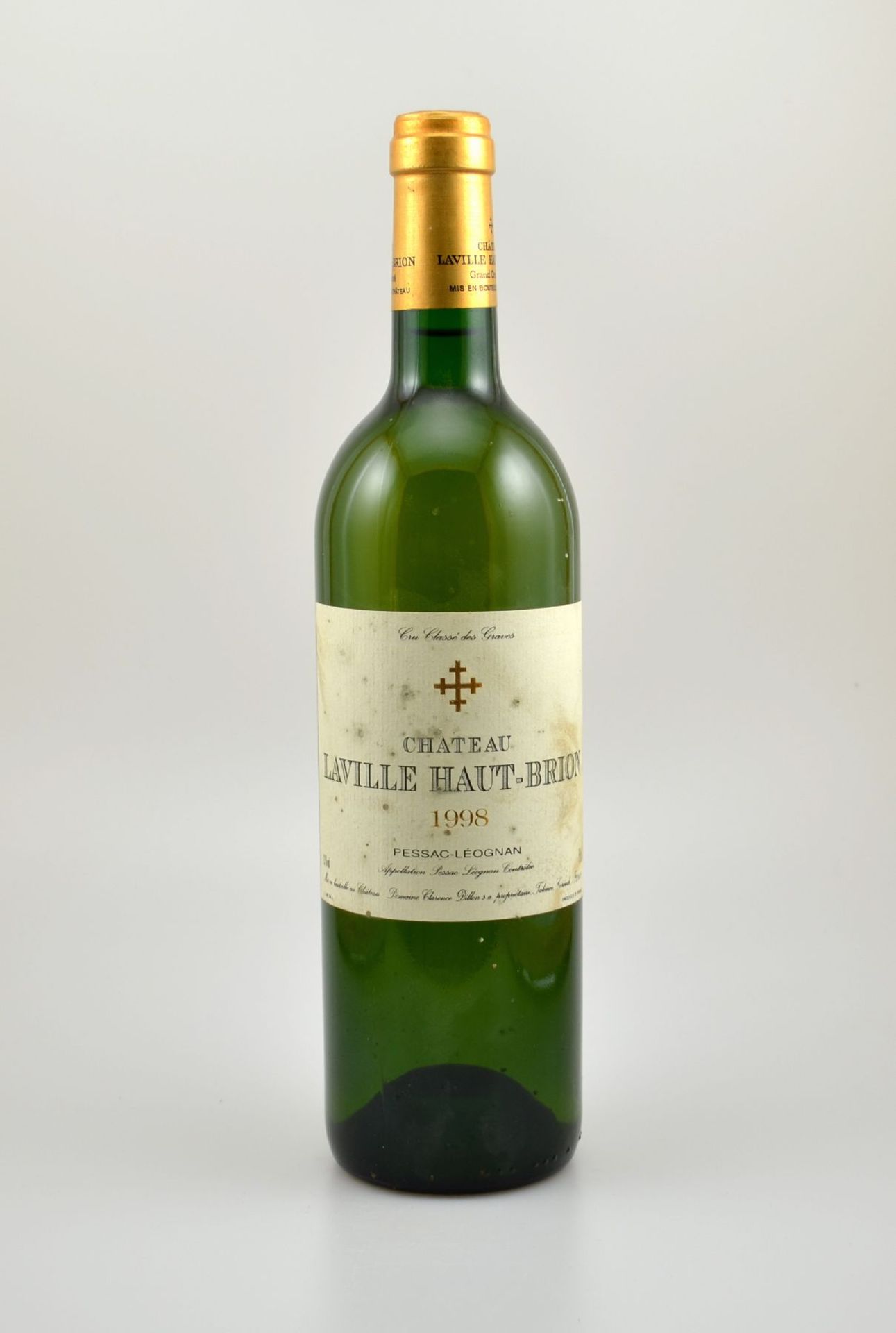 1 Flasche 1998 Chateau Laville Haut-Brion Blanc, Pessac-Leognan, 75 cl, 13 % Vol., Füllstand: into