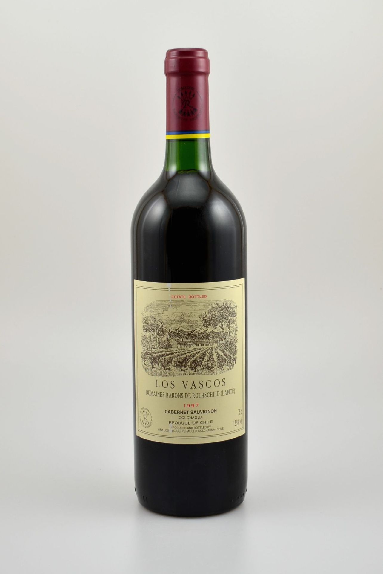 3 Flaschen 1997 Los Vascos Domaines Barons de Rothschild (Lafite), Cabernet Sauvignon, Colchagua