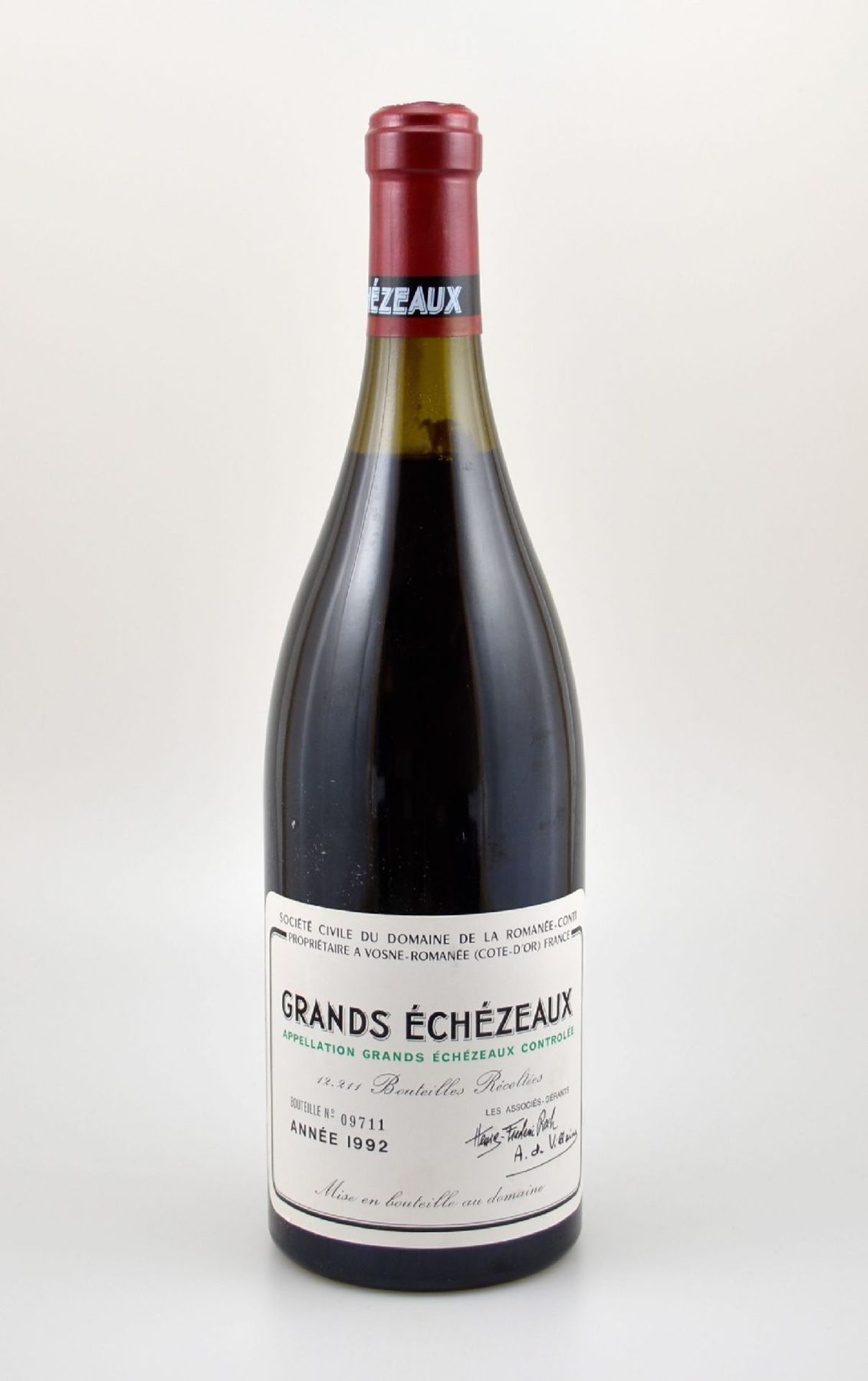 1 Flasche 1992 Grands Echezeaux Grand Cru, Domaine de La Romanee-Conti, ca. 75 cl, 13 % Vol.,