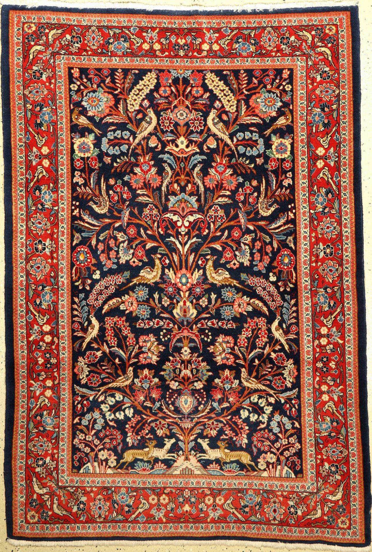 Sarogh alt, Persien, ca. 50 Jahre, Wolle auf Baumwolle, ca. 197 x 135 cm, EHZ: 2Saruk Rug ,