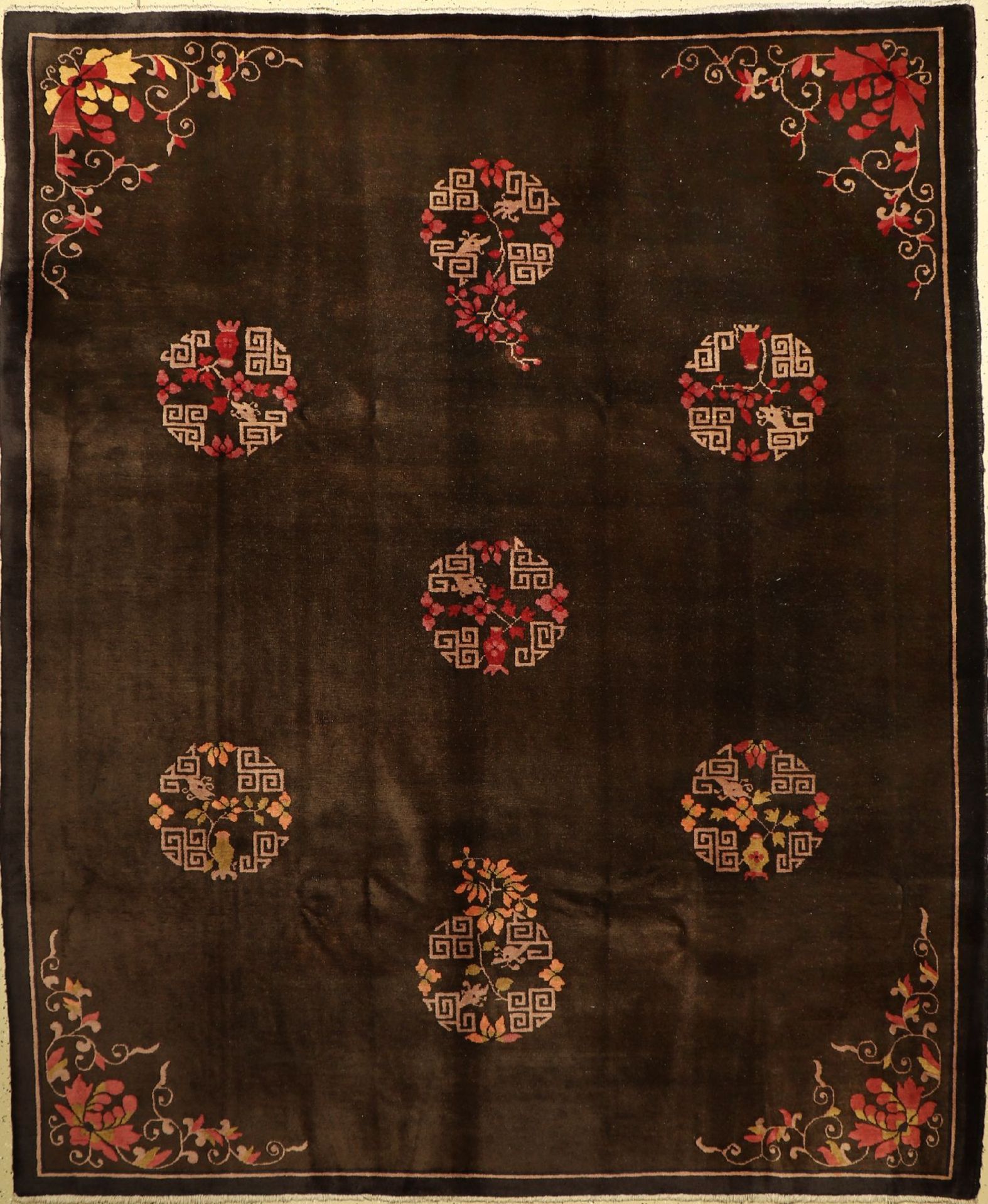 Peking alt, China, um 1940/1950, Wolle auf Baumwolle, ca. 294 x 245 cm, EHZ: 3Beijing Carpet ,
