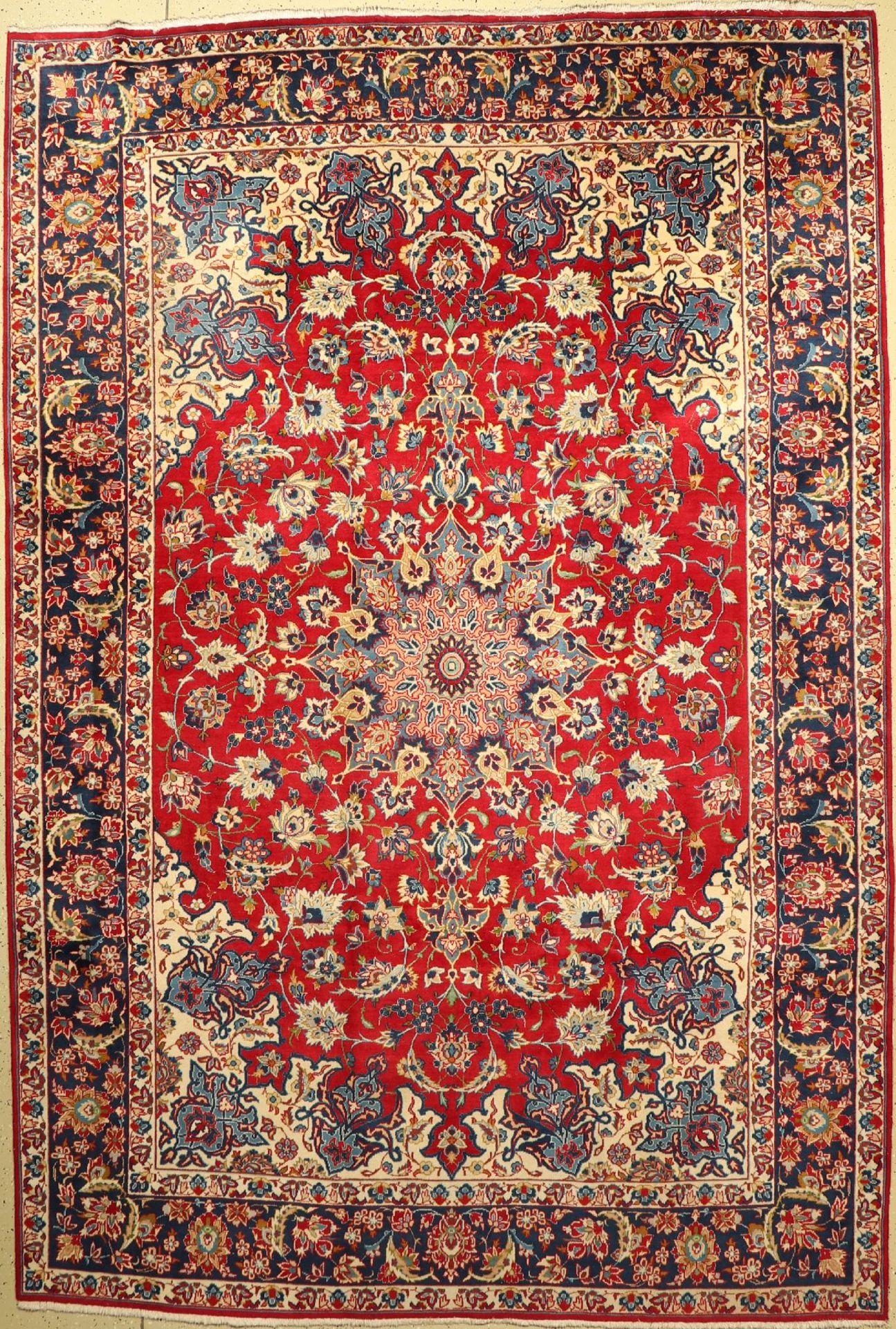Nadjafabad, Persien, ca. 40 Jahre, Wolle auf Baumwolle, ca. 352 x 242 cm, EHZ: 2-3Nadjafabad