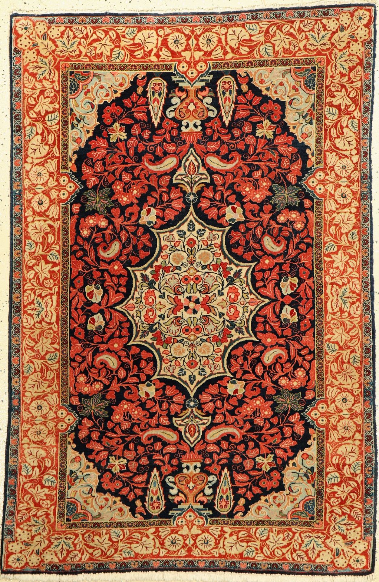 Sarogh alt, Persien, ca. 40 Jahre, Korkwolle, ca. 152 x 98 cm, EHZ: 2-3Kurk Saruk Rug , Persia,