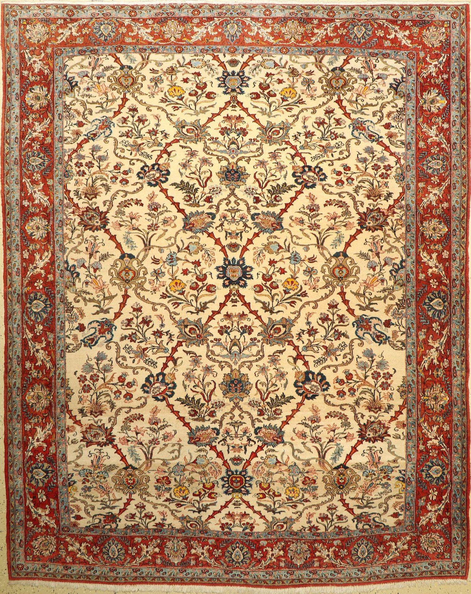 Ghom, Persien, ca. 50 Jahre, Wolle auf Baumwolle, ca. 305 x 245 cm, EHZ: 3Qum Carpet , Persia, circa