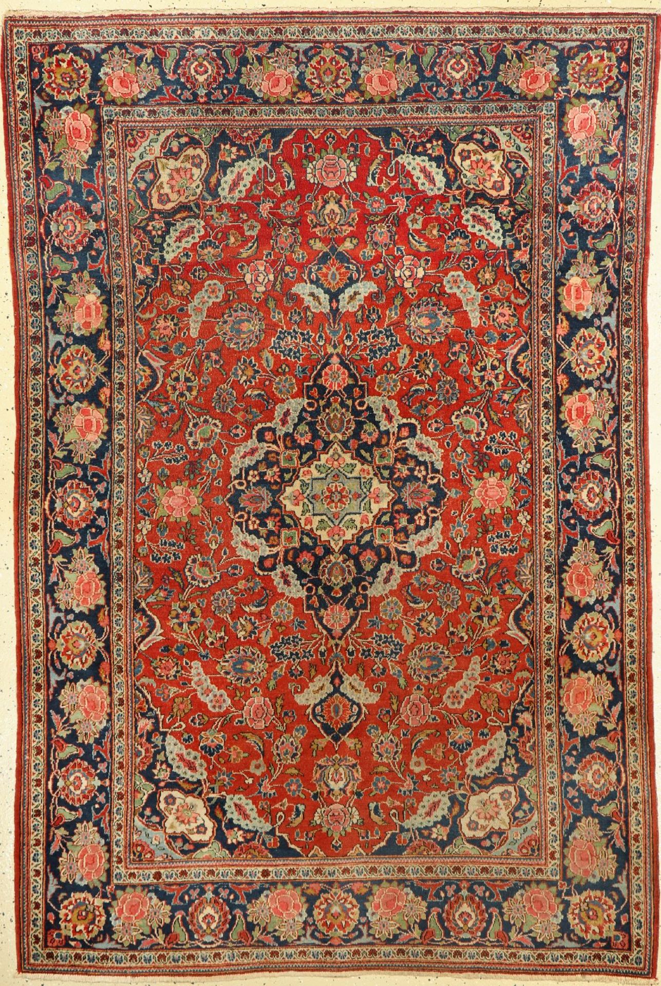 Keschan alt, Persien, ca. 60 Jahre, Wolle auf Baumwolle, ca. 200 x 132 cm, EHZ: 3Kashan Rug ,