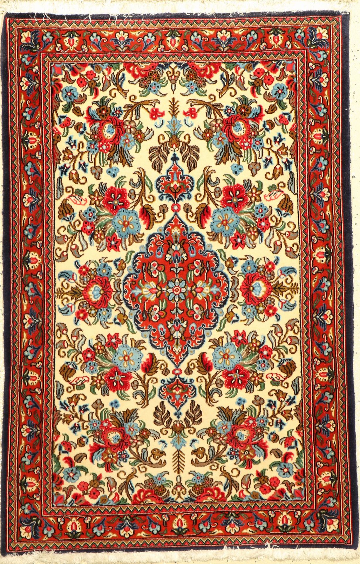 Ghom, Persien, ca. 40 Jahre, Wolle auf Baumwolle, ca. 230 x 138 cm, EHZ: 2Qum Rug , Persia, circa 40