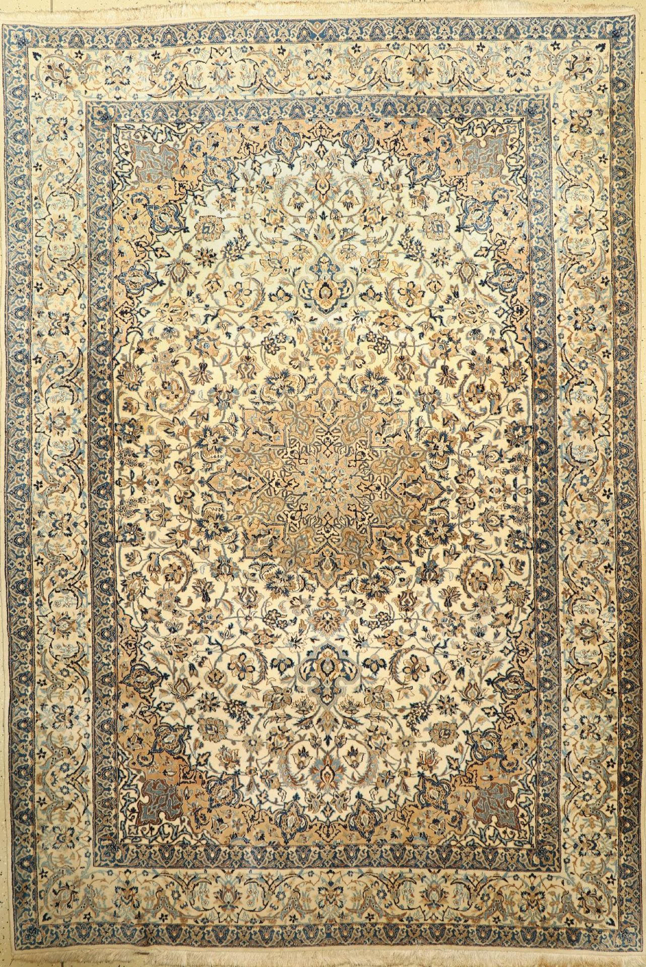 Nain fein, Persien, ca. 50 Jahre, Korkwollemit Seide, ca. 316 x 207 cm, EHZ: 2Fine Nain Carpet ,