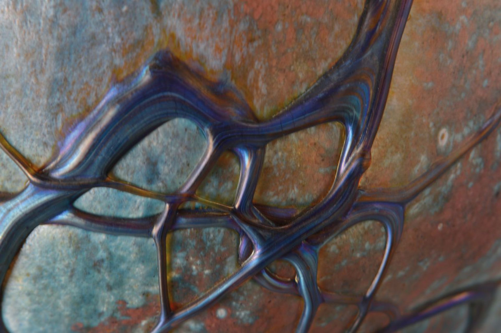 Künstlervase von Jean Claude Novaro, 1943-2014, signiert und dat. 1988, mundgeblasenes Glas mit - Bild 2 aus 2