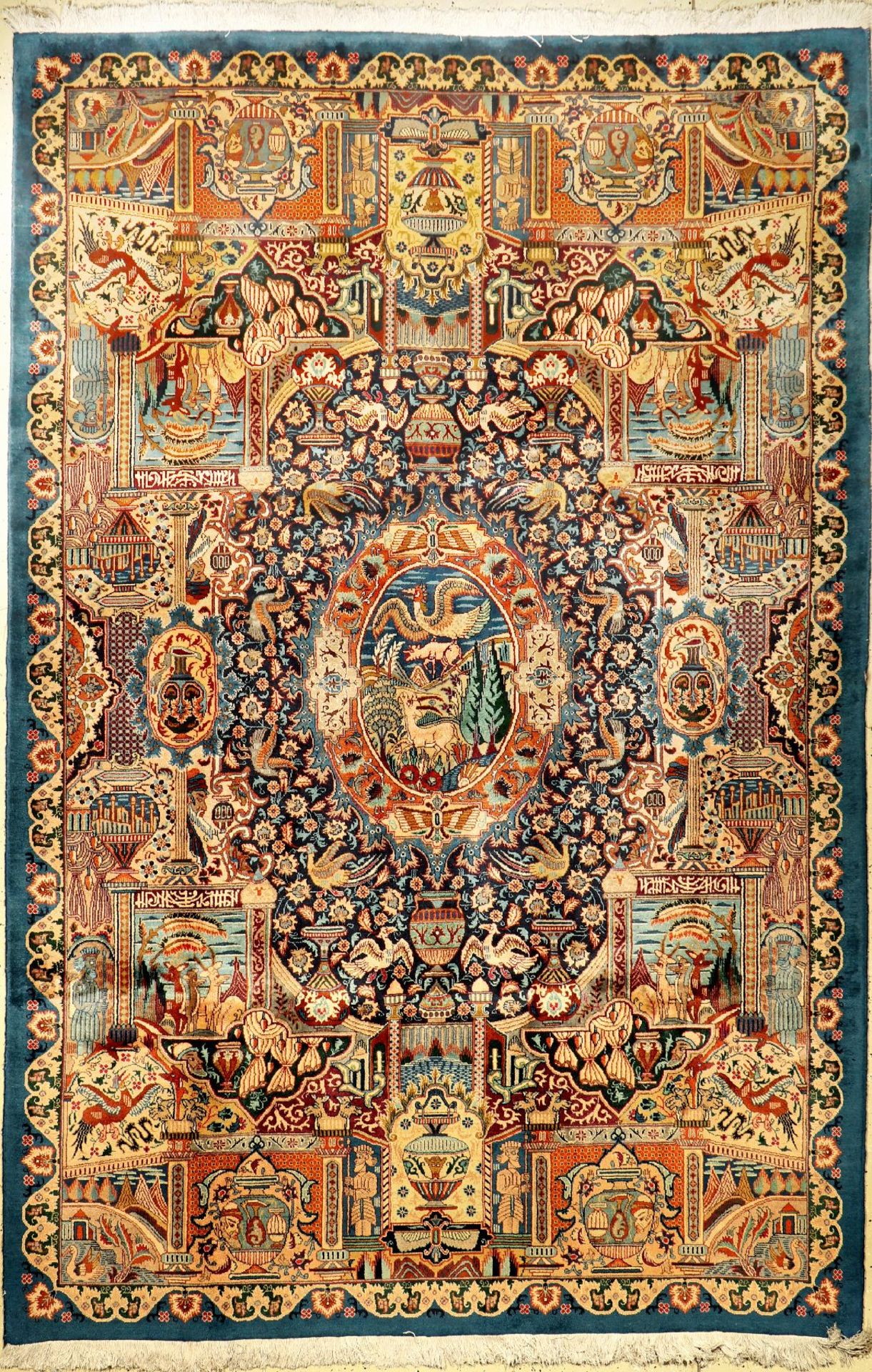 Kashmar alt, Persien, ca. 60 Jahre, Wolle auf Baumwolle, ca. 303 x 200 cm, EHZ: 2Kashmar Carpet (