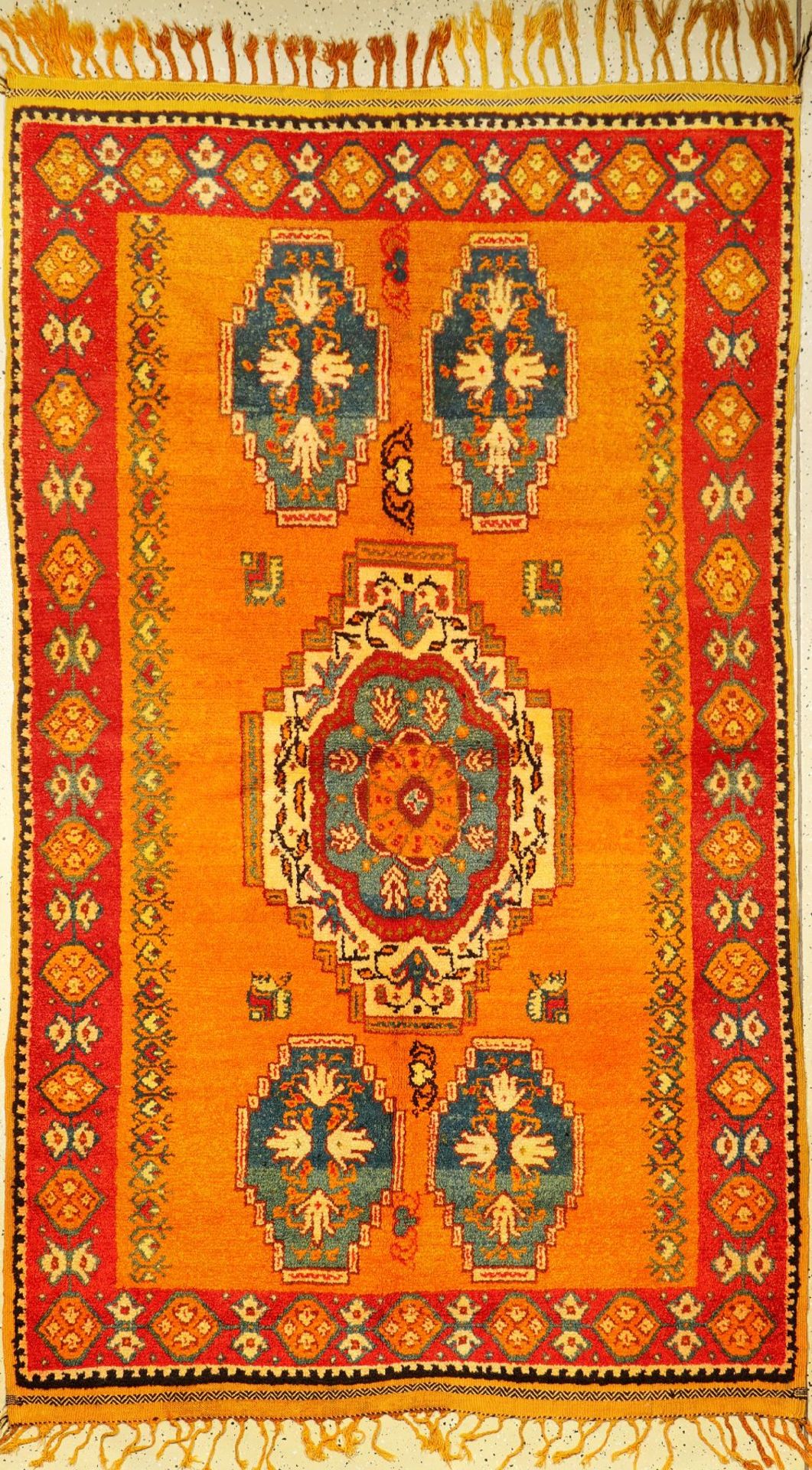 Atlas alt, Marokko, ca. 50 Jahre, Wolle aufWolle, ca. 238 x 143 cm, EHZ: 2Maroc Atlas Rug,