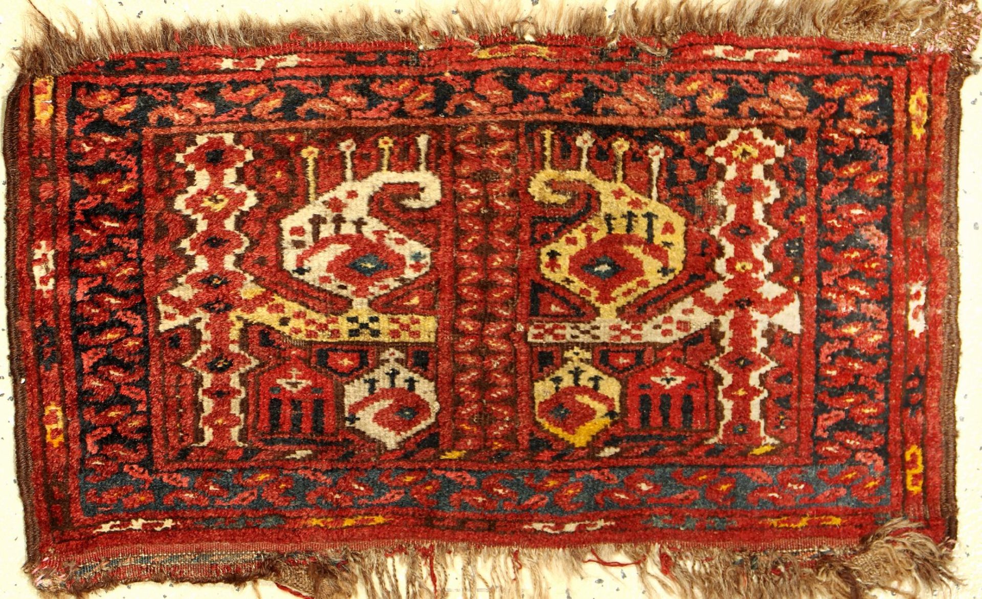 Ersari Taschenfront alt, Afghanistan, um 1930, Wolle auf Wolle, ca. 68 x 40 cm, EHZ: 3Afghan