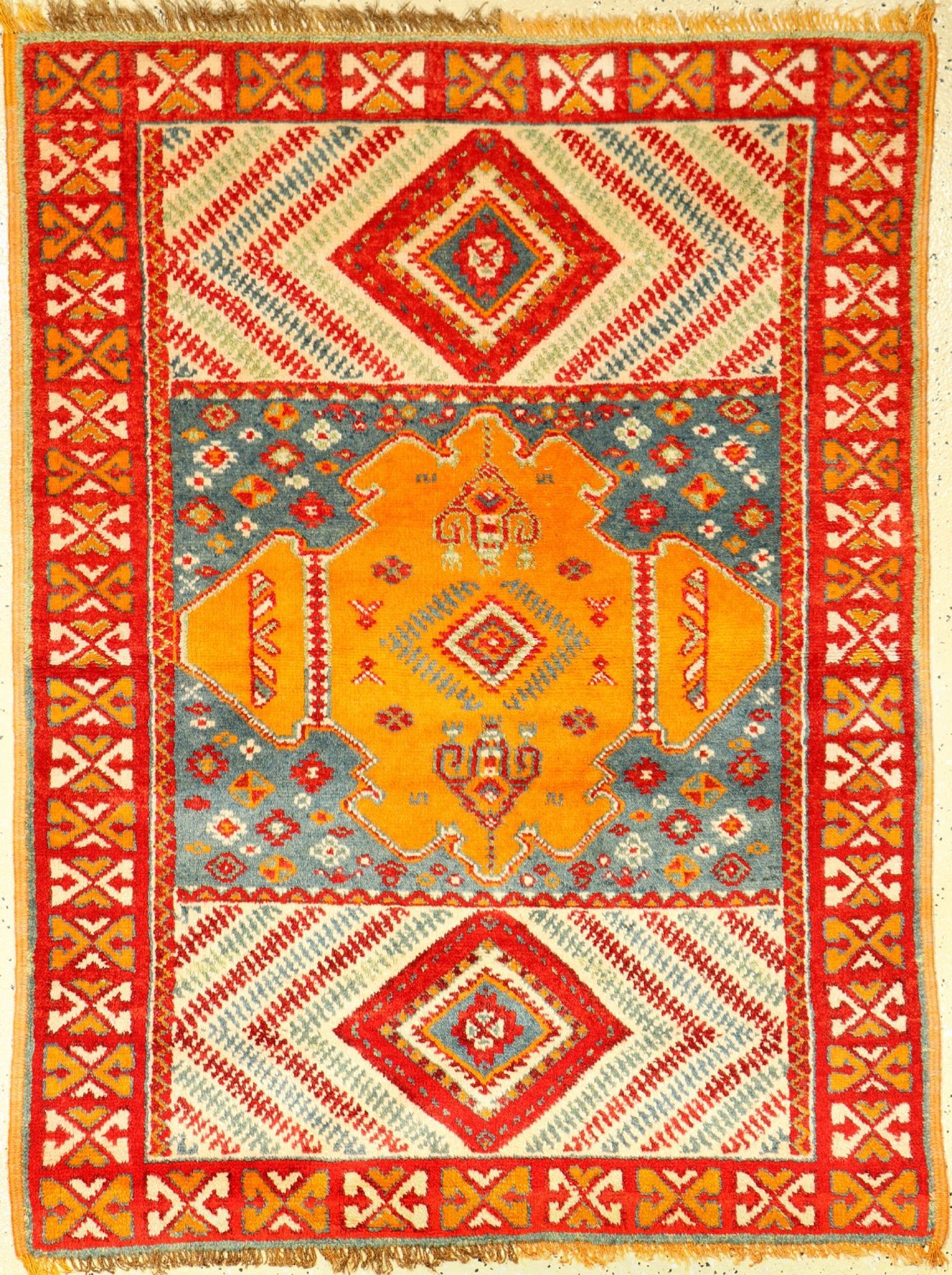 Atlas, Marokko, um 1950, Wolle auf Wolle, ca. 144 x 108 cm, EHZ: 2-3Maroc Atlas Rug, Morocco,