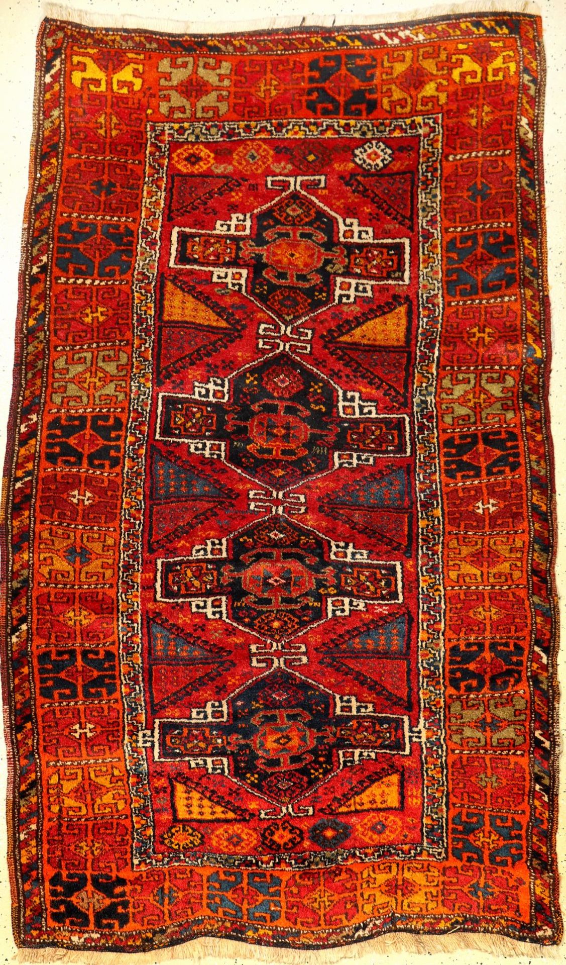 Yörük, Anatolien, um 1930, Wolle auf Wolle,ca. 197 x 122 cm, EHZ: 3Kurdish Yoruk Rug, Turkey/