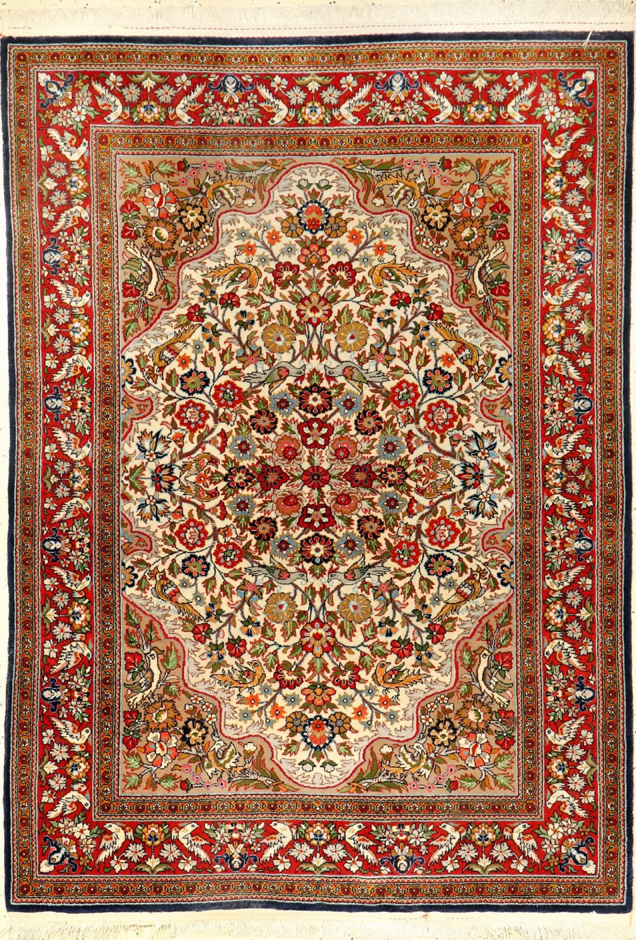 Ghom Kork fein, Persien, ca. 40 Jahre, Korkwolle, ca. 157 x 113 cm, EHZ: 2Fine Kurk Qum Rug, Persia,