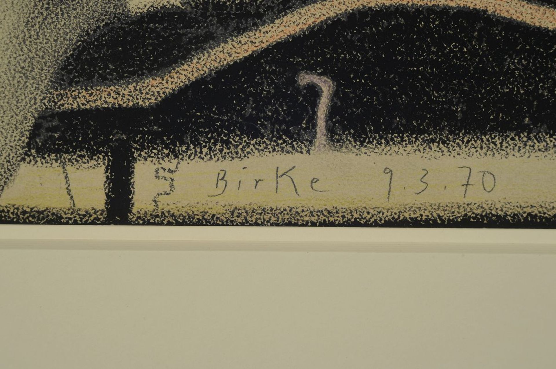 Horst Janssen,1929-1995, erotische Aktzeichnung, Bleistift und Kreide auf dickem Velin, - Bild 2 aus 3