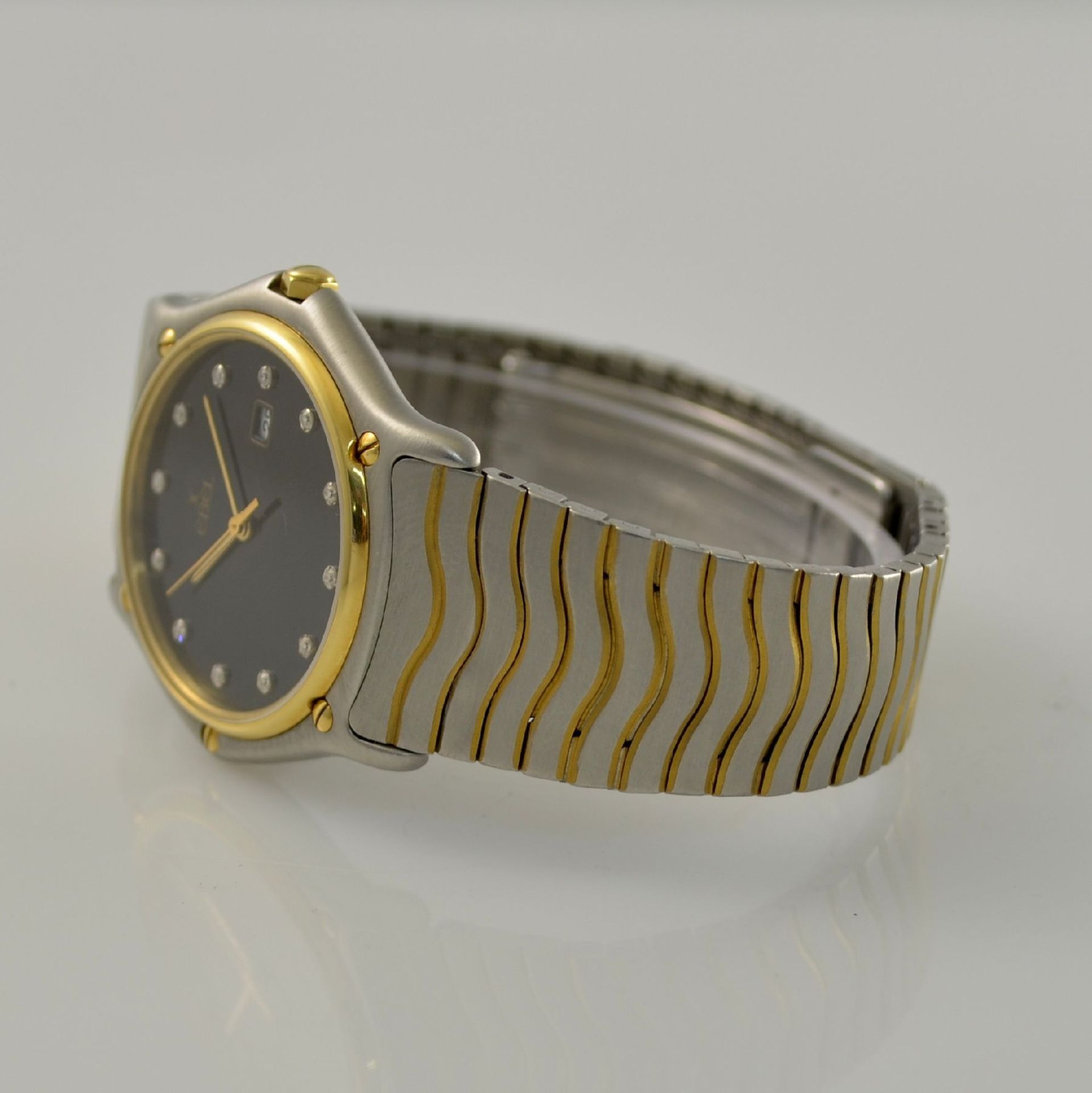 EBEL 1911 Armbanduhr in Stahl/Gold, Schweiz um 1995, satiniertes Monocoque-Geh., Stahl/Gold - Bild 4 aus 6
