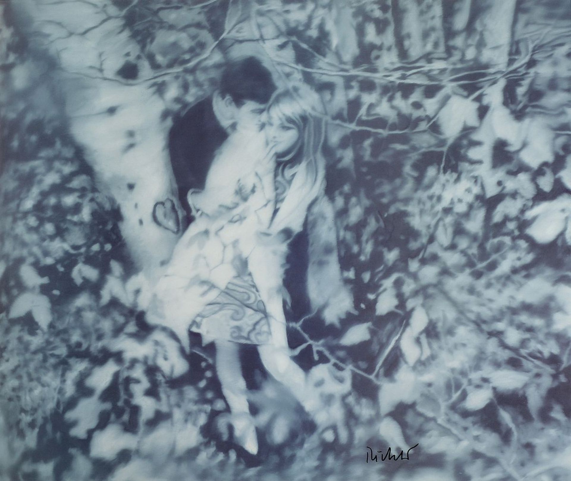 Gerhard Richter, geb. 1932, "Lovers in the Forest" 1995, Herausgeber : The Israel Museum Tel Aviv,