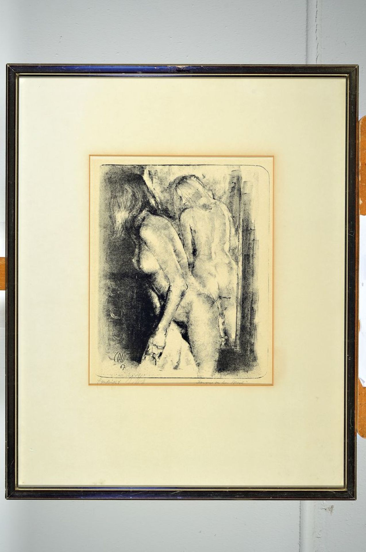 Carl Otto Müller, 1901- 1970, zwei Frauenakte, Lithographien, im Stein monogrammiert und dat. 67, - Bild 3 aus 4