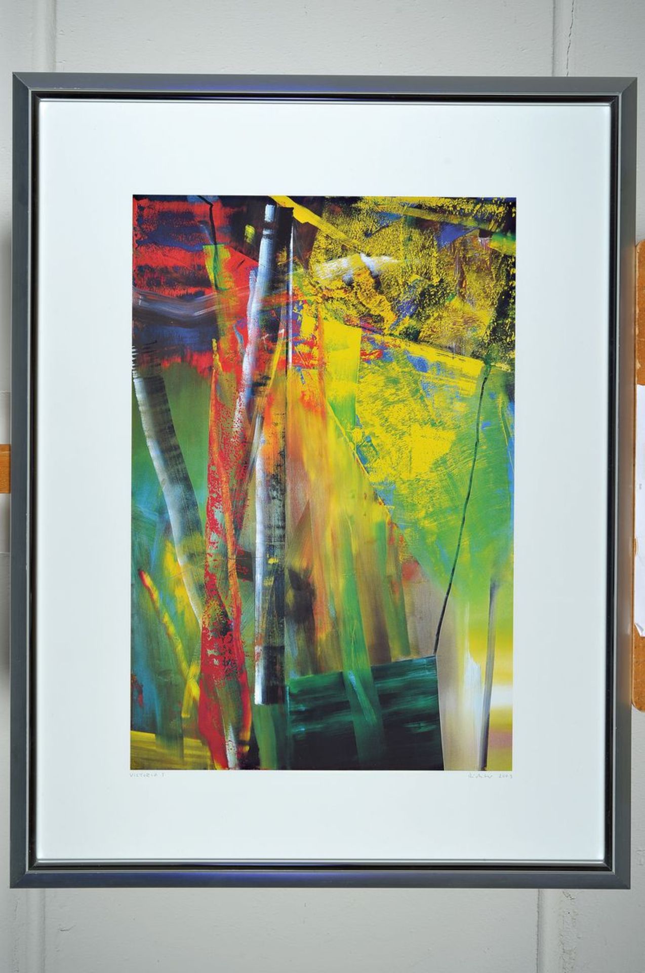 Gerhard Richter, geb. 1932, Victoria I, Farboffset auf Karton, drucksigniert, Hrsg. Achenbach Art - Bild 2 aus 2