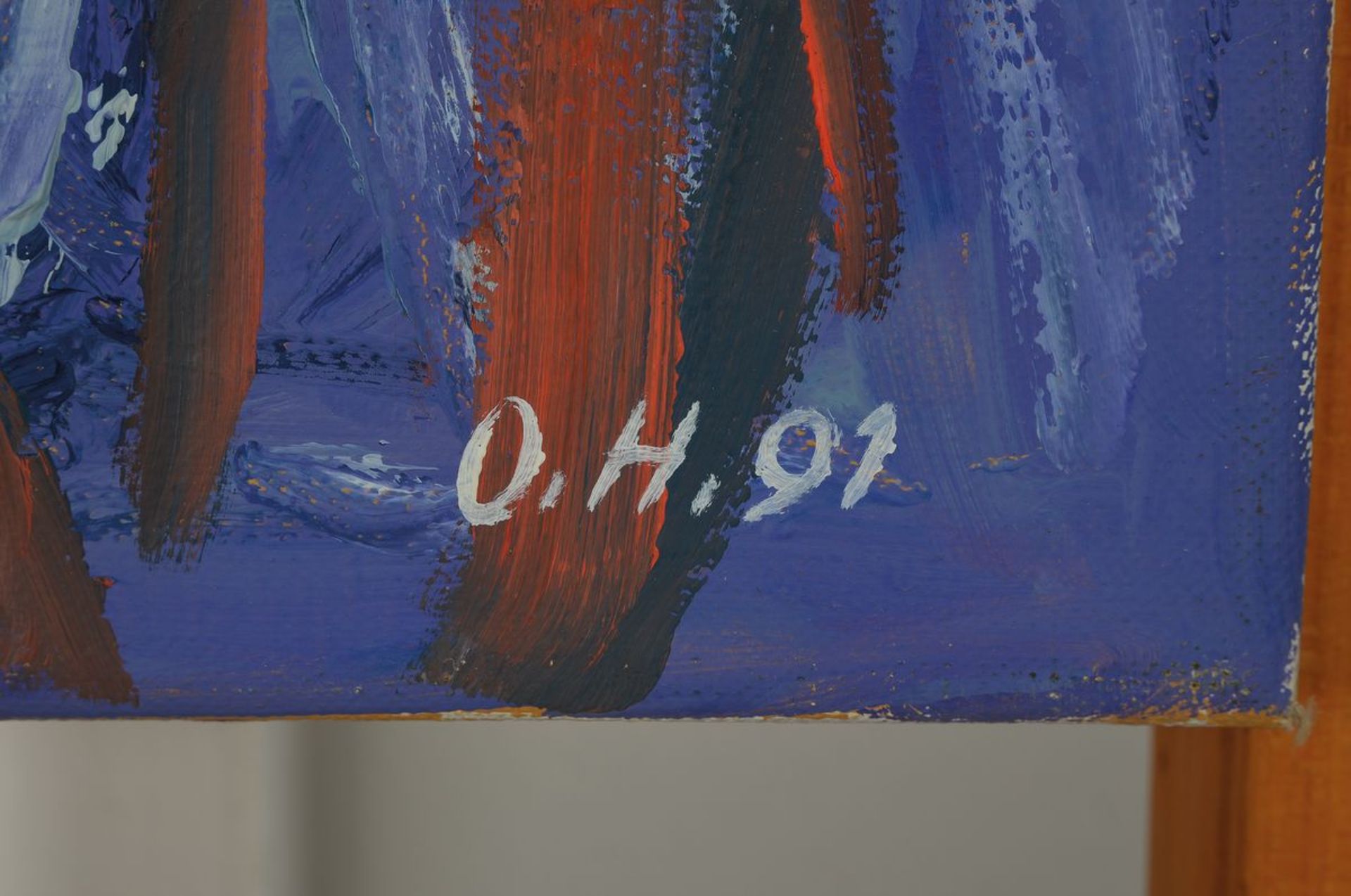 Otto Herter, 1924 Pjatigorsk/Kaukasus - 2000 Achern, zwei Gemälde, abstrakte Kompositionen, beide - Bild 4 aus 6