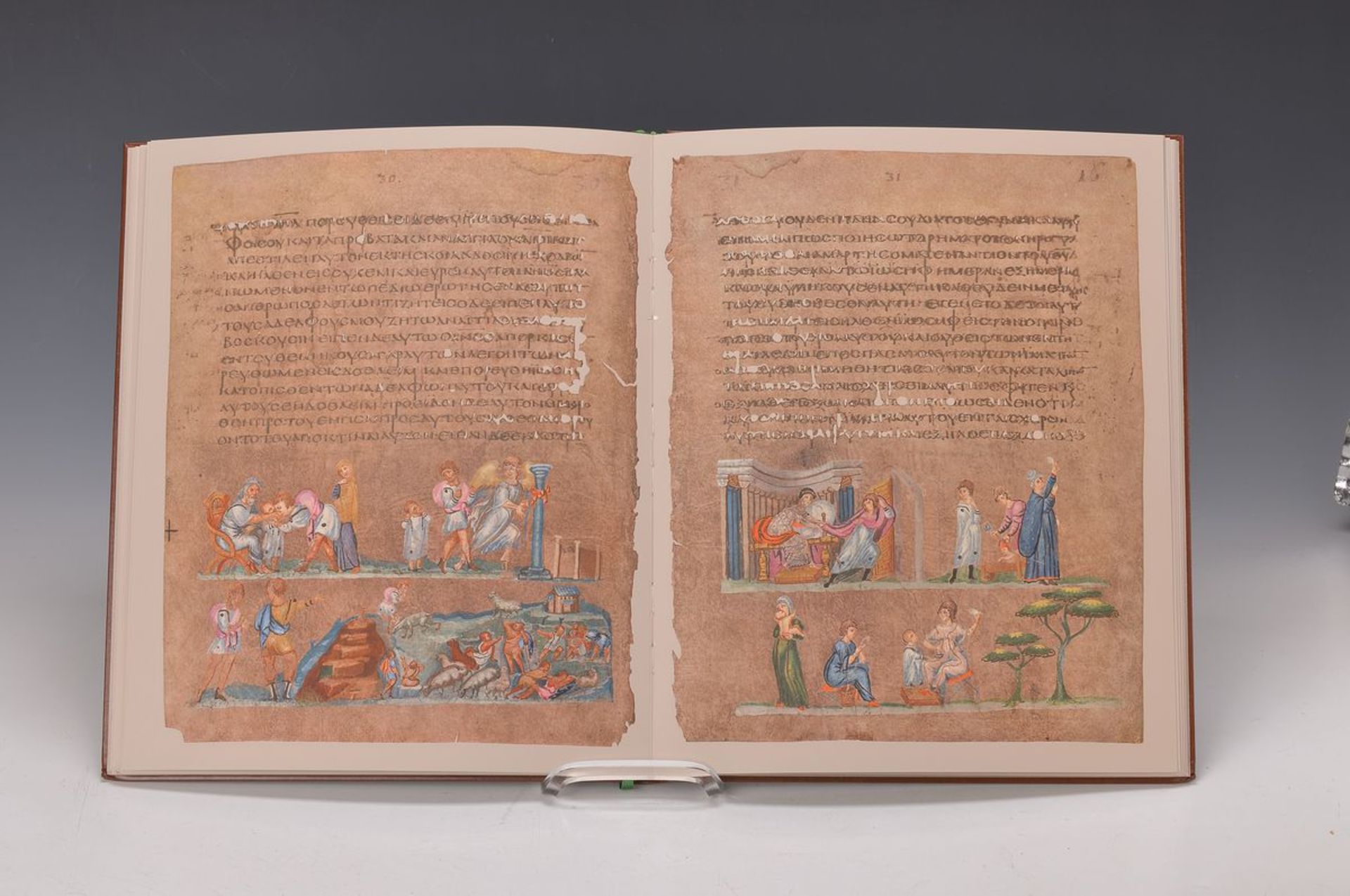 Wiener Genesis, vollständiges Faksimile des Codex Theol. Gr. 31 der Österr. Nationalbibl. in Wien,