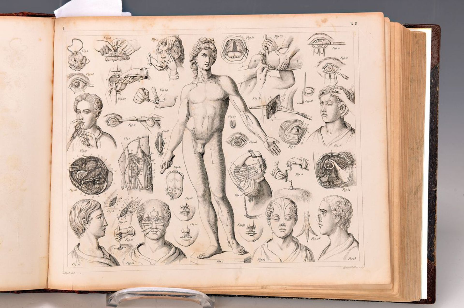 Bilder-Atlas zum Conversationslexikon Mathematische Naturwissenschaften, 1856, 141 Tafeln nebst