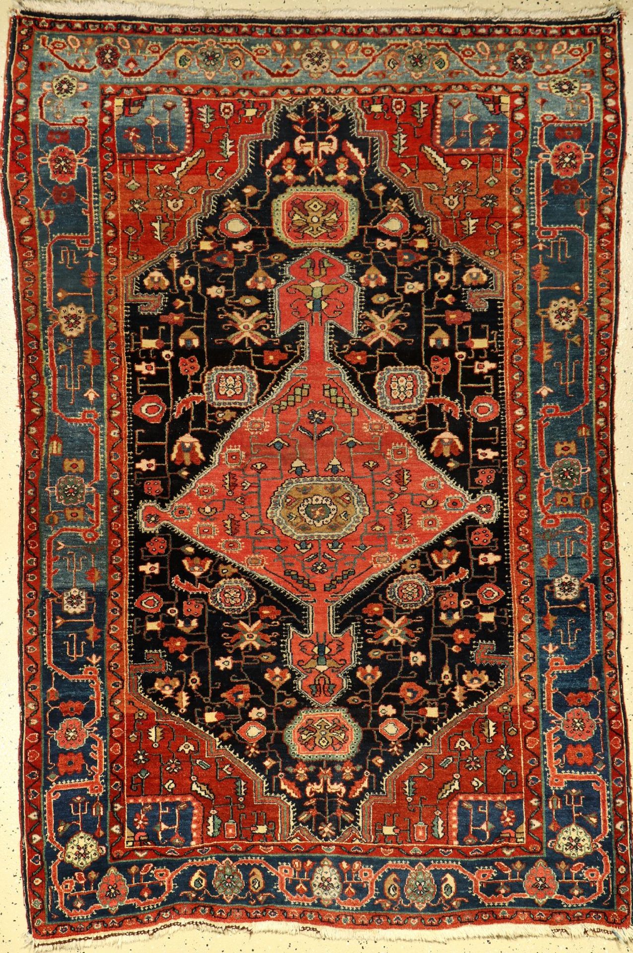 Goltogh alt (Djosan Design), Persien, um 1940, Wolle auf Baumwolle, ca. 191 x 128 cm, EHZ: 2-