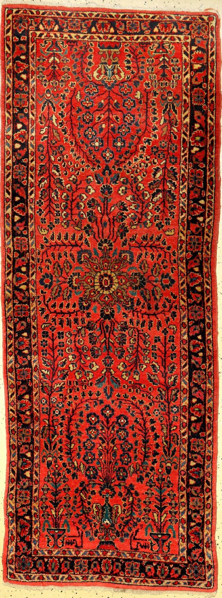 Sarogh US Re Import, Persien, um 1920, Wolle auf Baumwolle, ca. 208 x 80 cm, EHZ: 2-3Saruk US Re