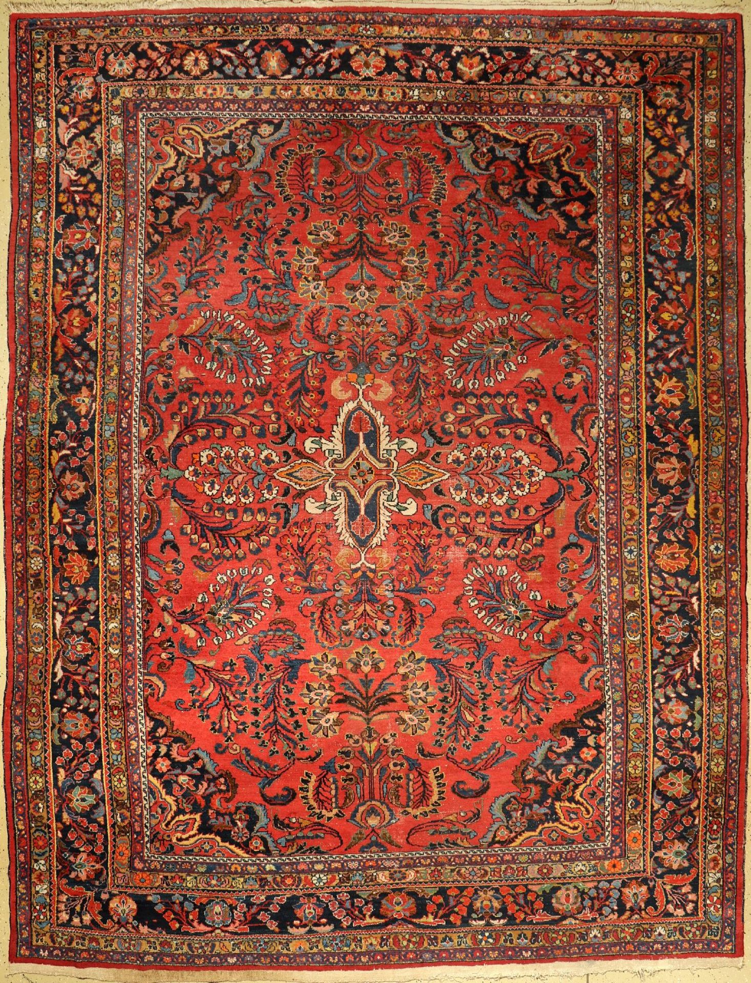 Meharaban, Persien, ca. 60 Jahre, Wolle aufBaumwolle, ca. 363 x 278 cm, EHZ: 4Meharaban, Persia,