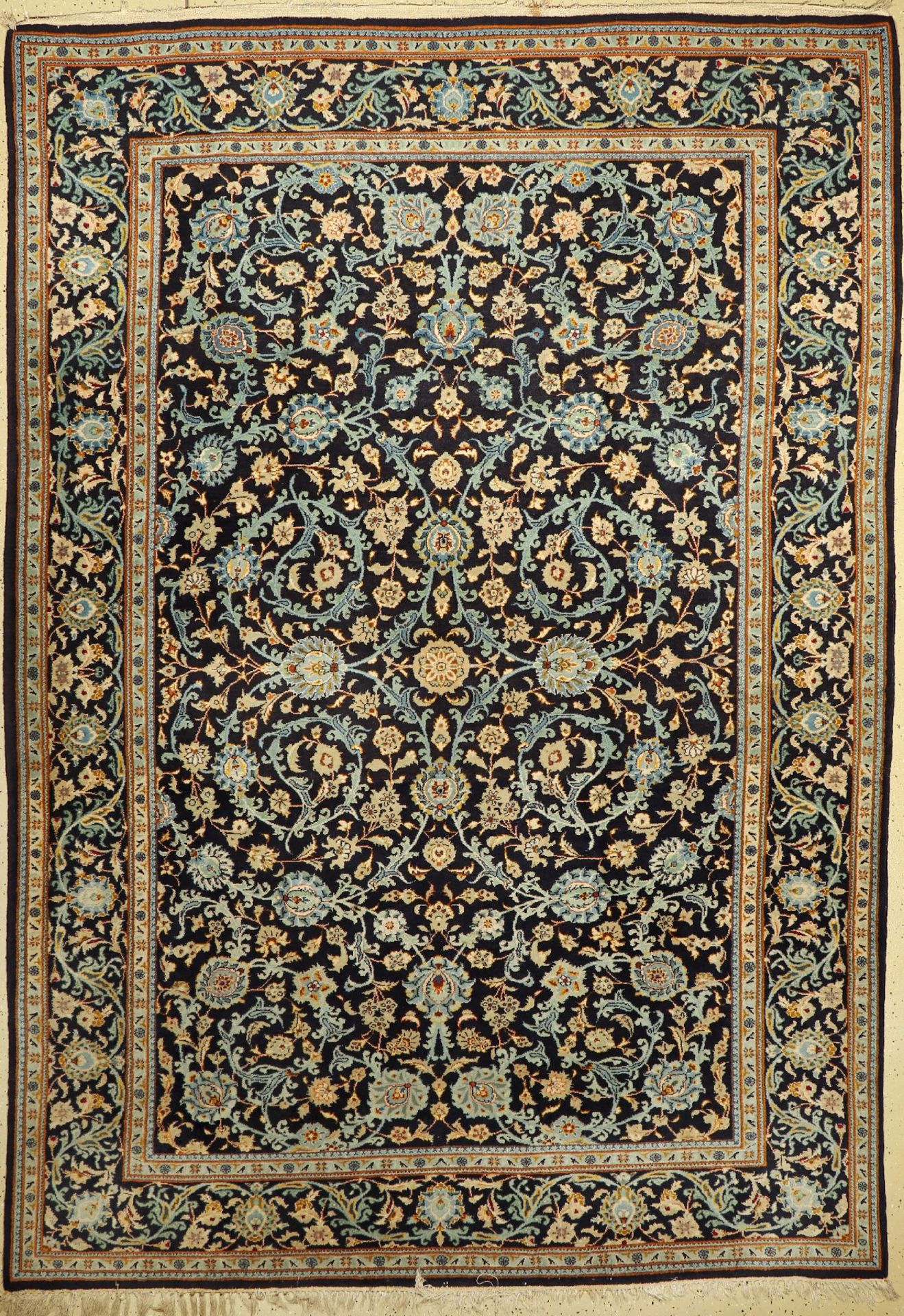 Keschan, Persien, ca. 50 Jahre, Wolle auf Baumwolle, ca. 312 x 220 cm, EHZ: 2-3Keshan, Persia,