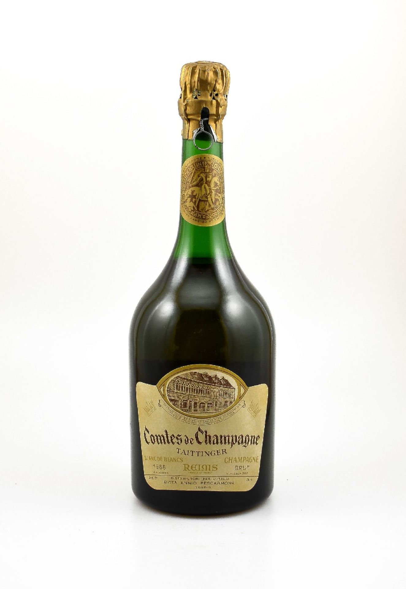 1 bottle 1966 Taittinger Comtes de Champagne Blanc de Blanc, Champagne, Reims, Brut, approx 78 cl,