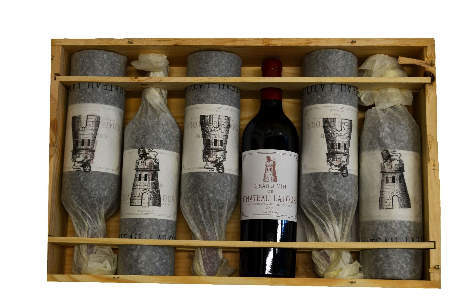 6 bottles of 2006 Chateau Latour, Pauillac, Premier Grand Cru Classe, each 75 cl, 13 % Vol., filling - Bild 3 aus 3