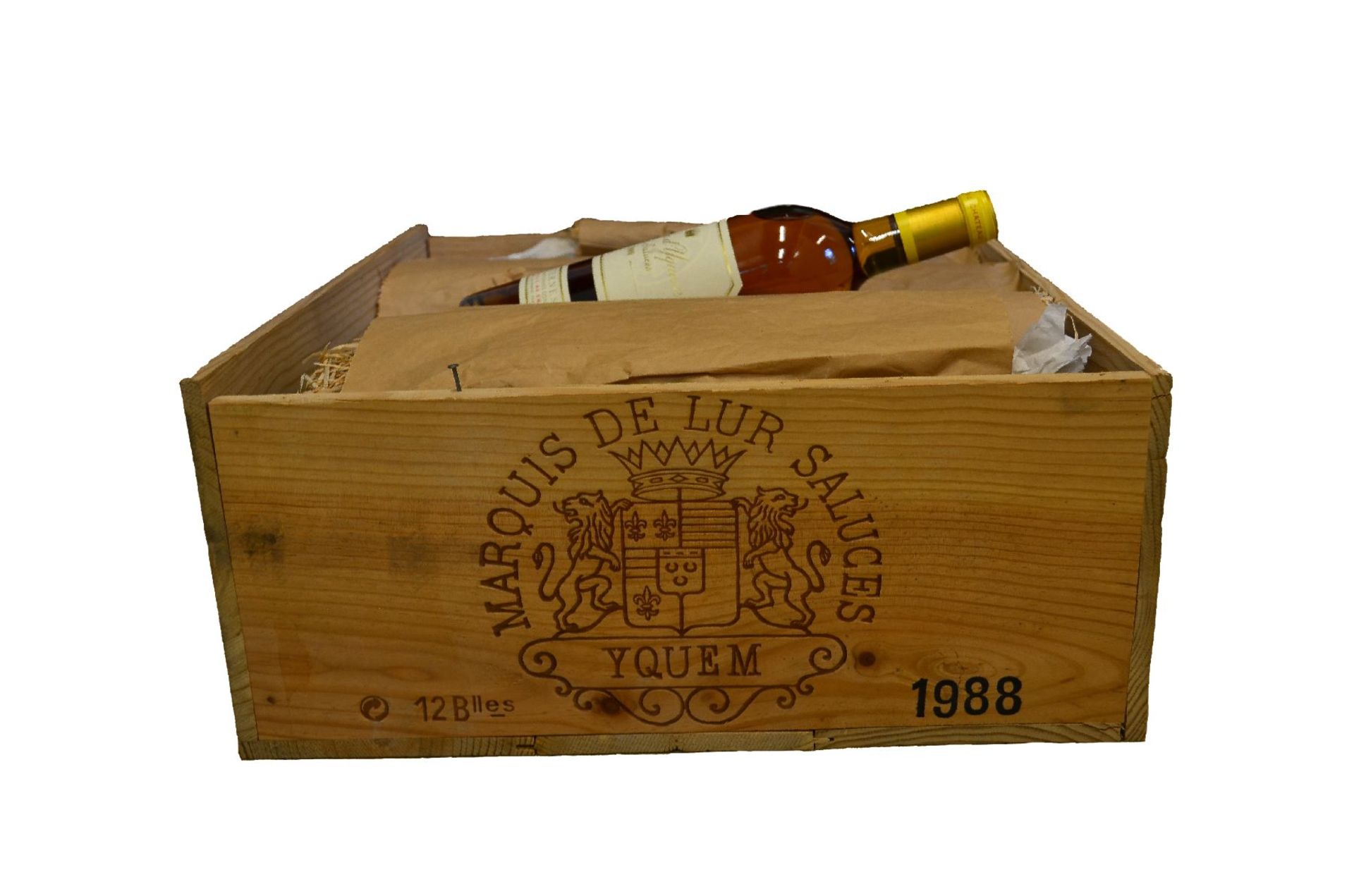 12 bottles of 1988 Chateau d'Yquem, Sauternes,1er Cru Superieur, each 75 cl, 13,5 % Vol., filling - Bild 2 aus 4