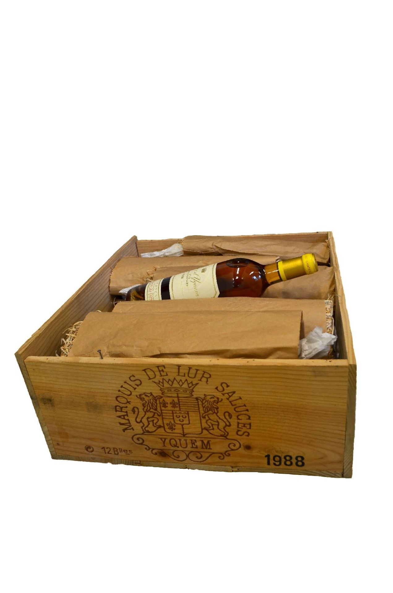 12 bottles of 1988 Chateau d'Yquem, Sauternes,1er Cru Superieur, each 75 cl, 13,5 % Vol., filling - Bild 4 aus 4