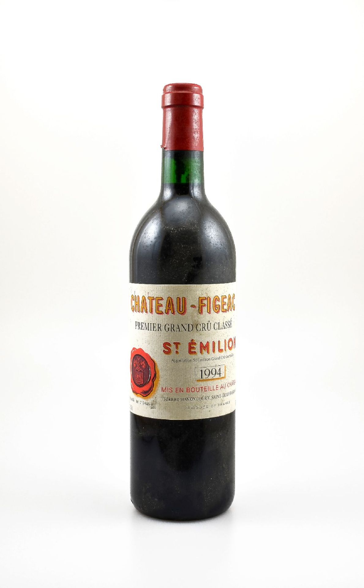 1 bottle 1994 Chateau-Figeac, Saint-Emilion, Premier Grand Cru Classe, approx 75 cl, 12,5 % Vol.,