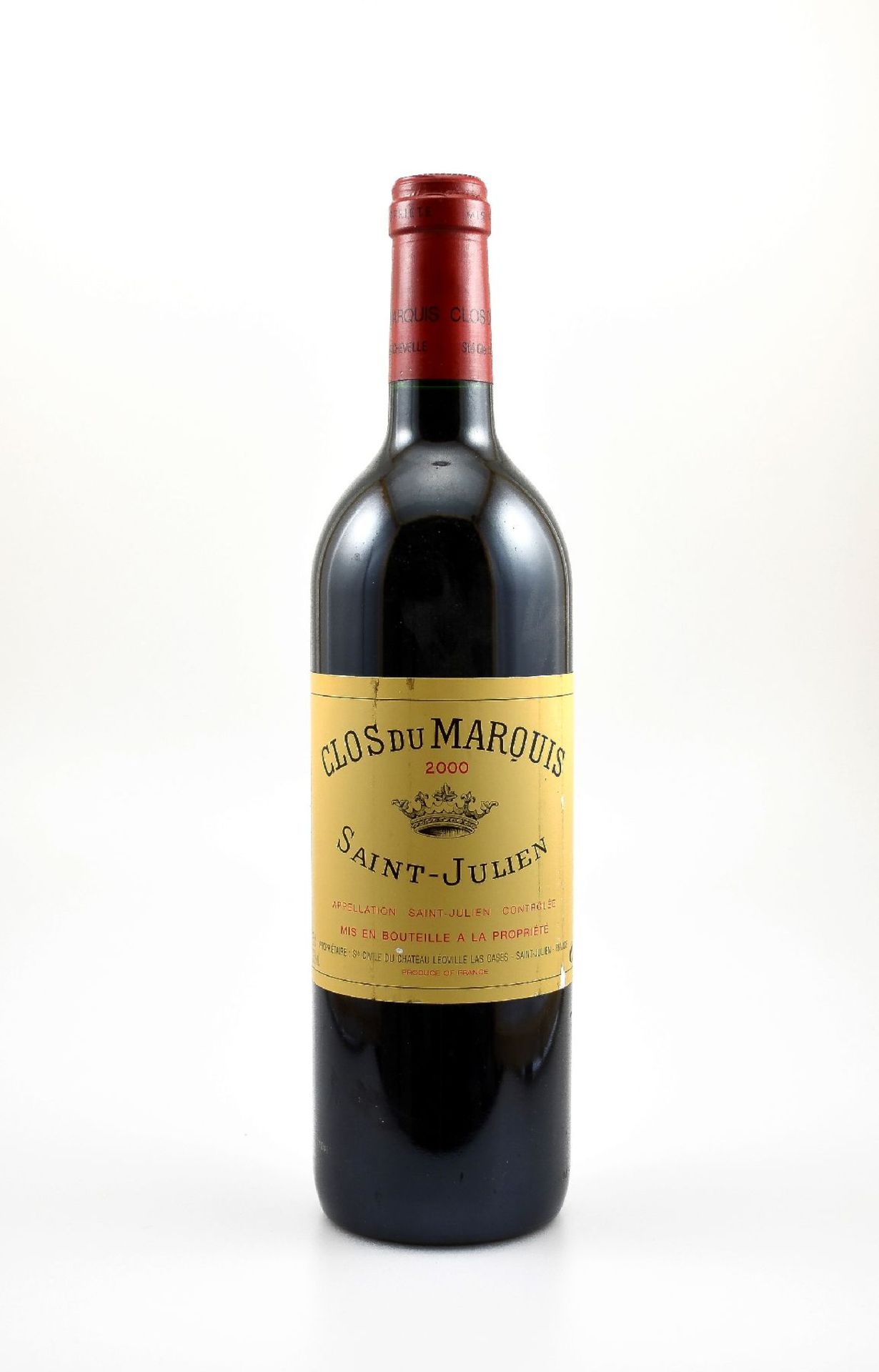 1 bottle 2000er Clos du Marquis, Saint- Julien, 2nd wine from Chateau Leoville-Las Cases, approx