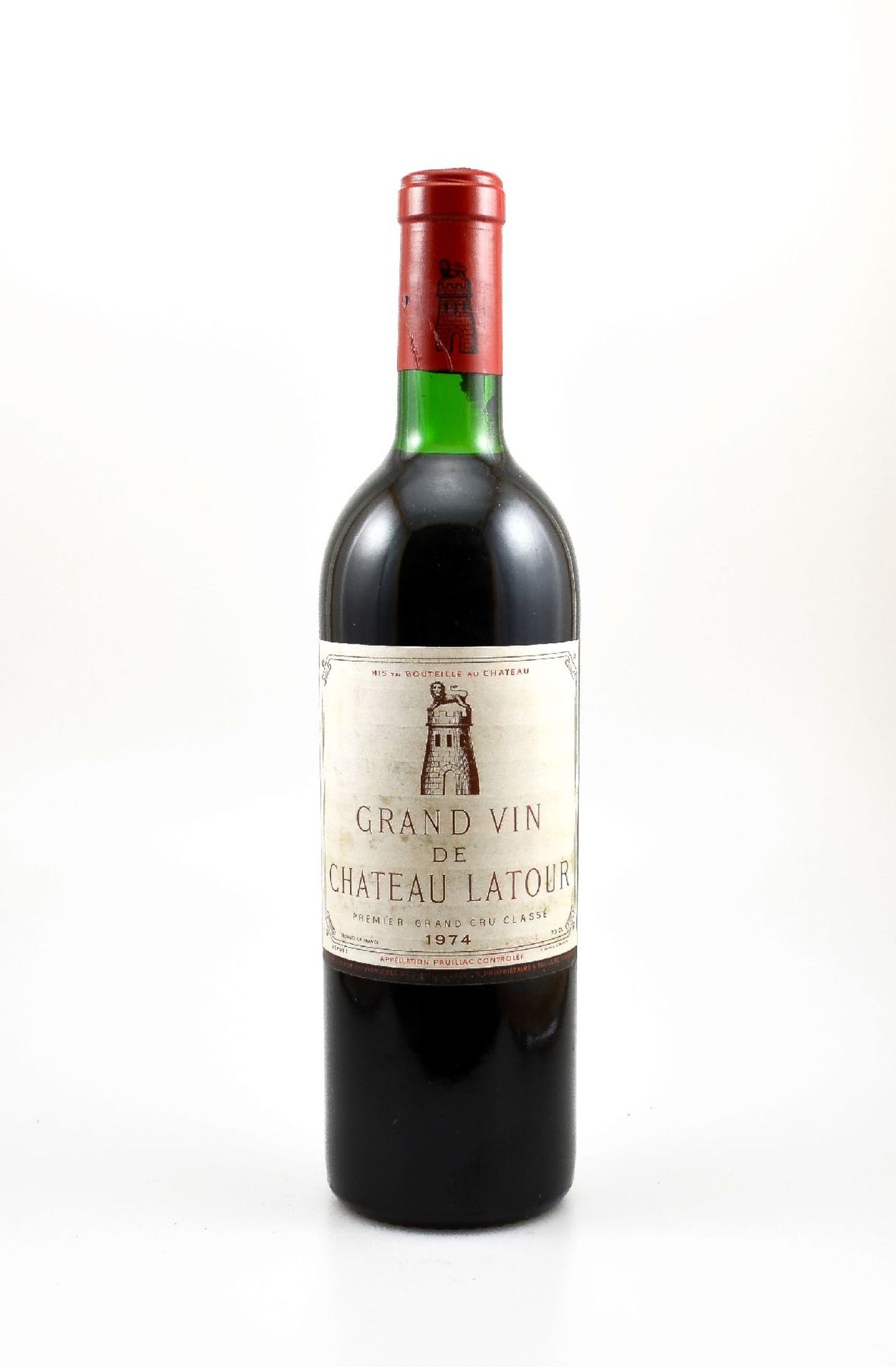 1 bottle 1974 Chateau Latour, Pauillac, Premier Grand Cru Classe, approx 73 cl, filling level: