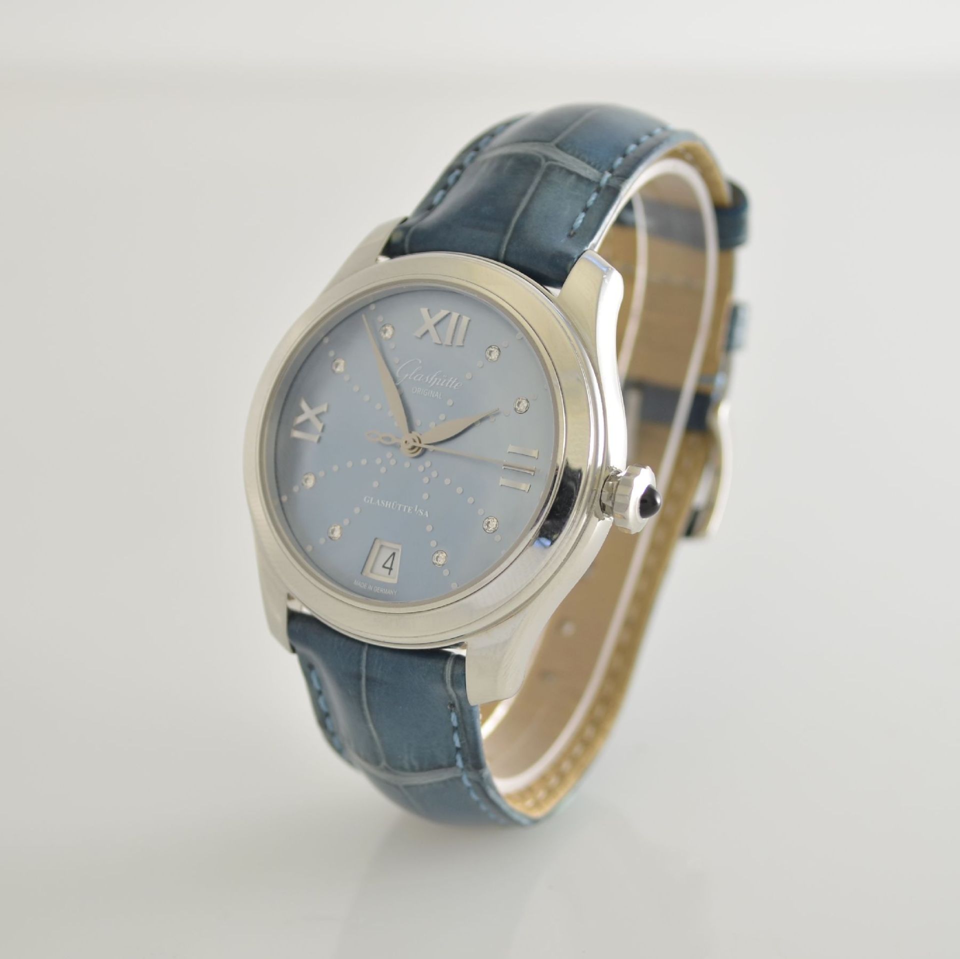 GLASHÜTTE ORIGINAL wristwatch Lady Serenade, self winding, reference 13922110244, stainless steel - Bild 3 aus 7