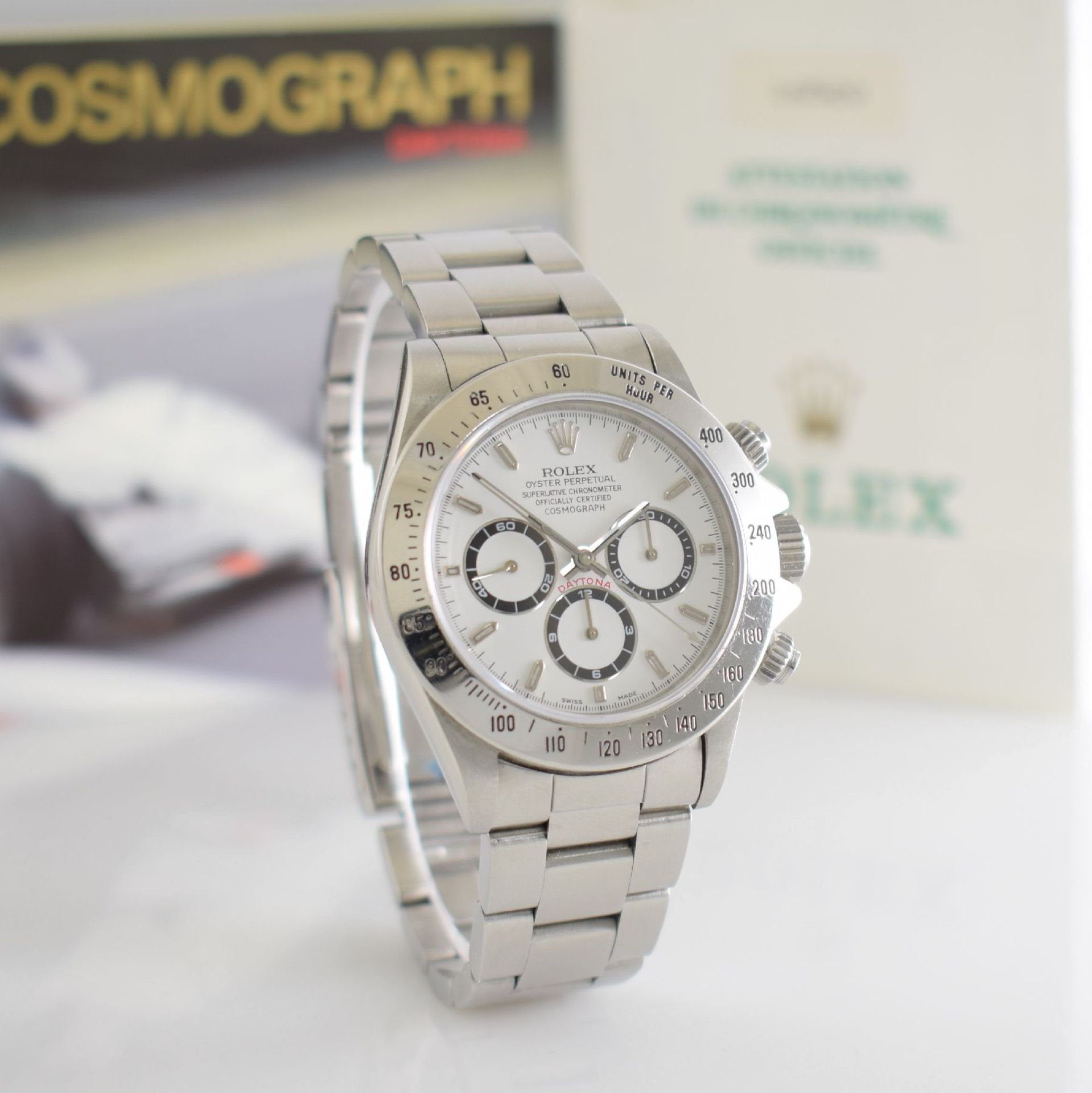ROLEX gents wristwatch Oyster Perpetual Cosmograph Daytona, self winding, reference 16520, N-series, - Bild 7 aus 8