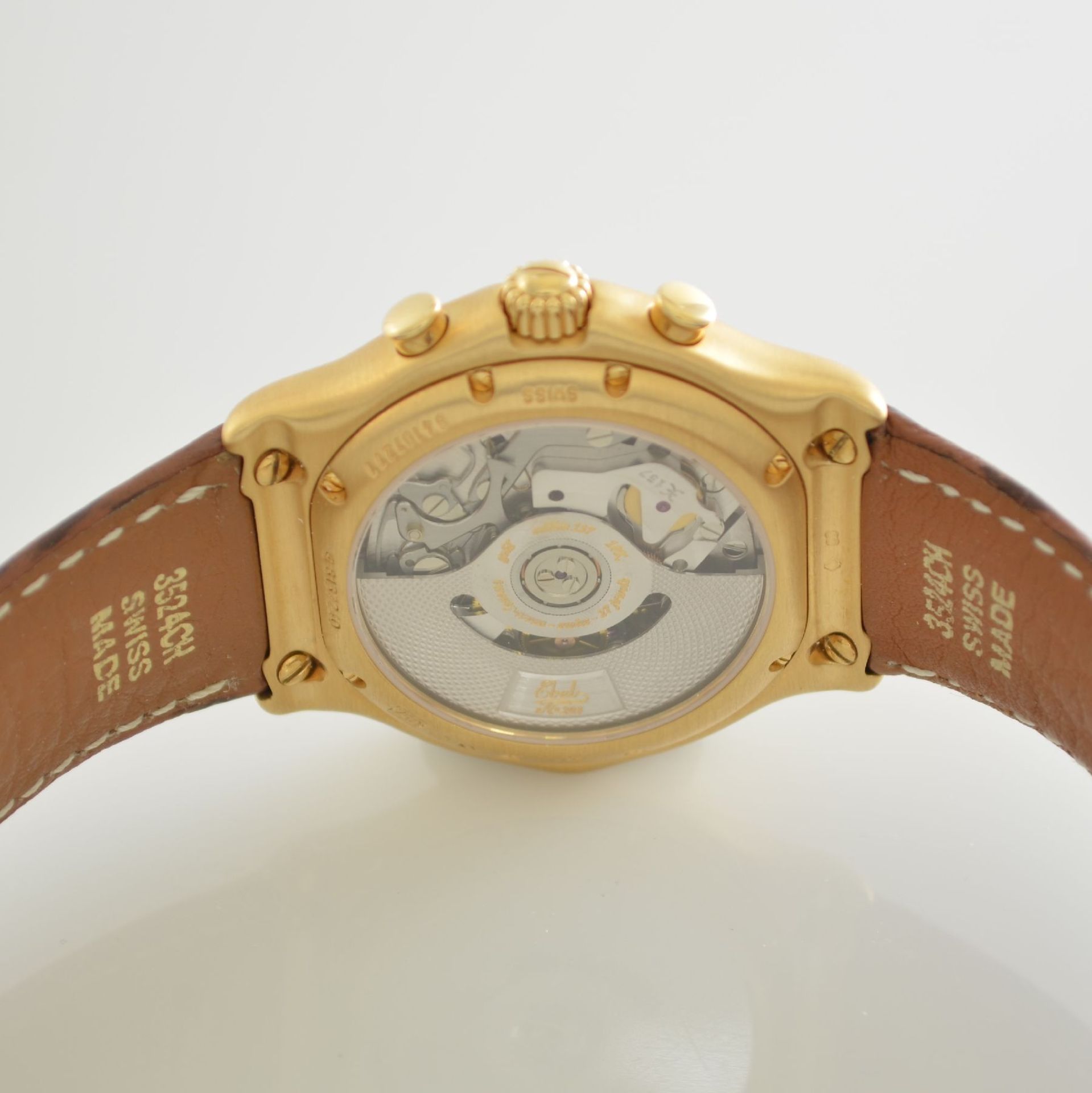 EBEL rare 18k yellow gold chronograph Le Modulor in chronometer quality, self winding, reference - Bild 5 aus 6
