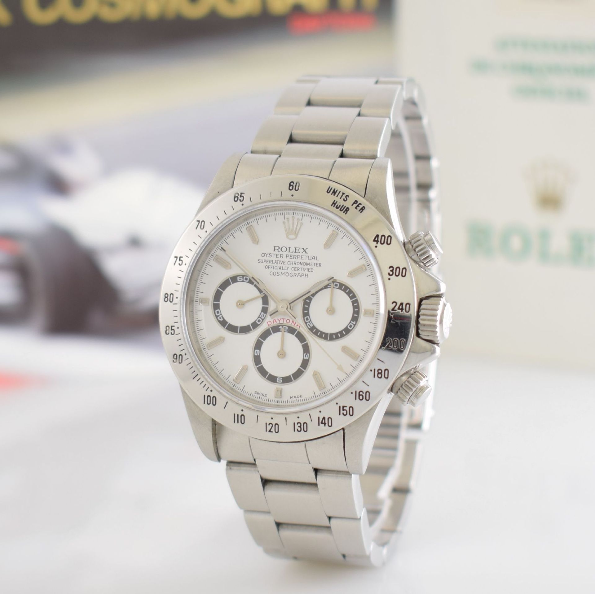 ROLEX gents wristwatch Oyster Perpetual Cosmograph Daytona, self winding, reference 16520, N-series, - Bild 5 aus 8